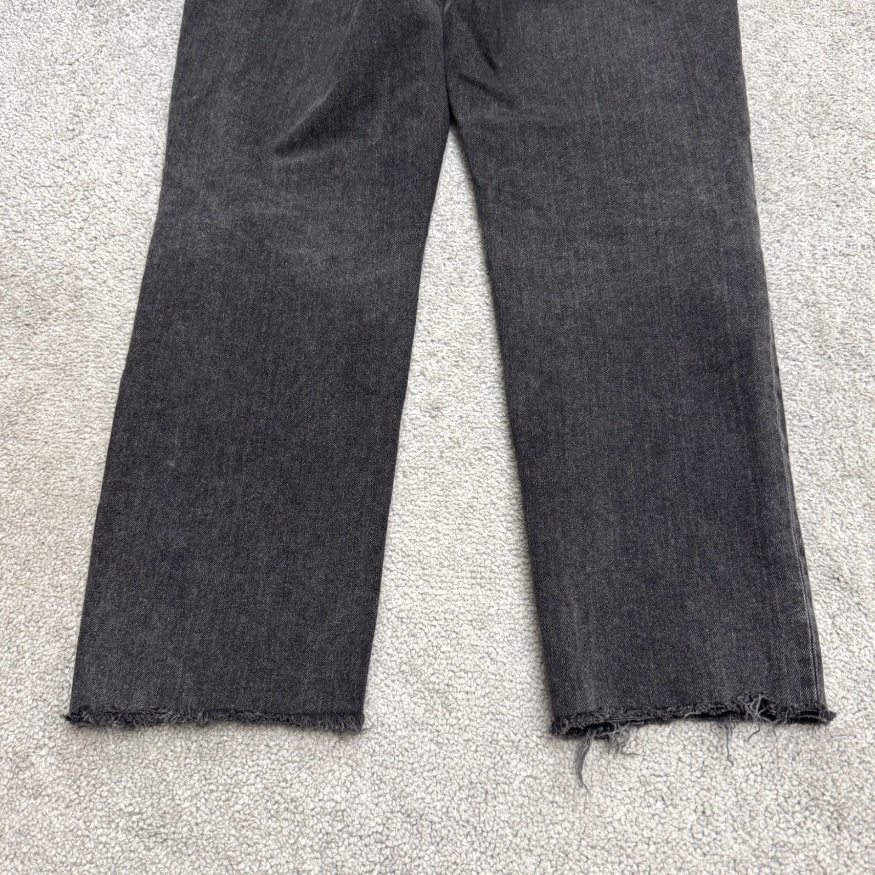 Everlane Everlane Jeans Men Athletic Straight 32x30 Black Denim Cotton Washed 5-Pocket Logo Zipper Button Regular Size US 32 / EU 48 - 6 Thumbnail