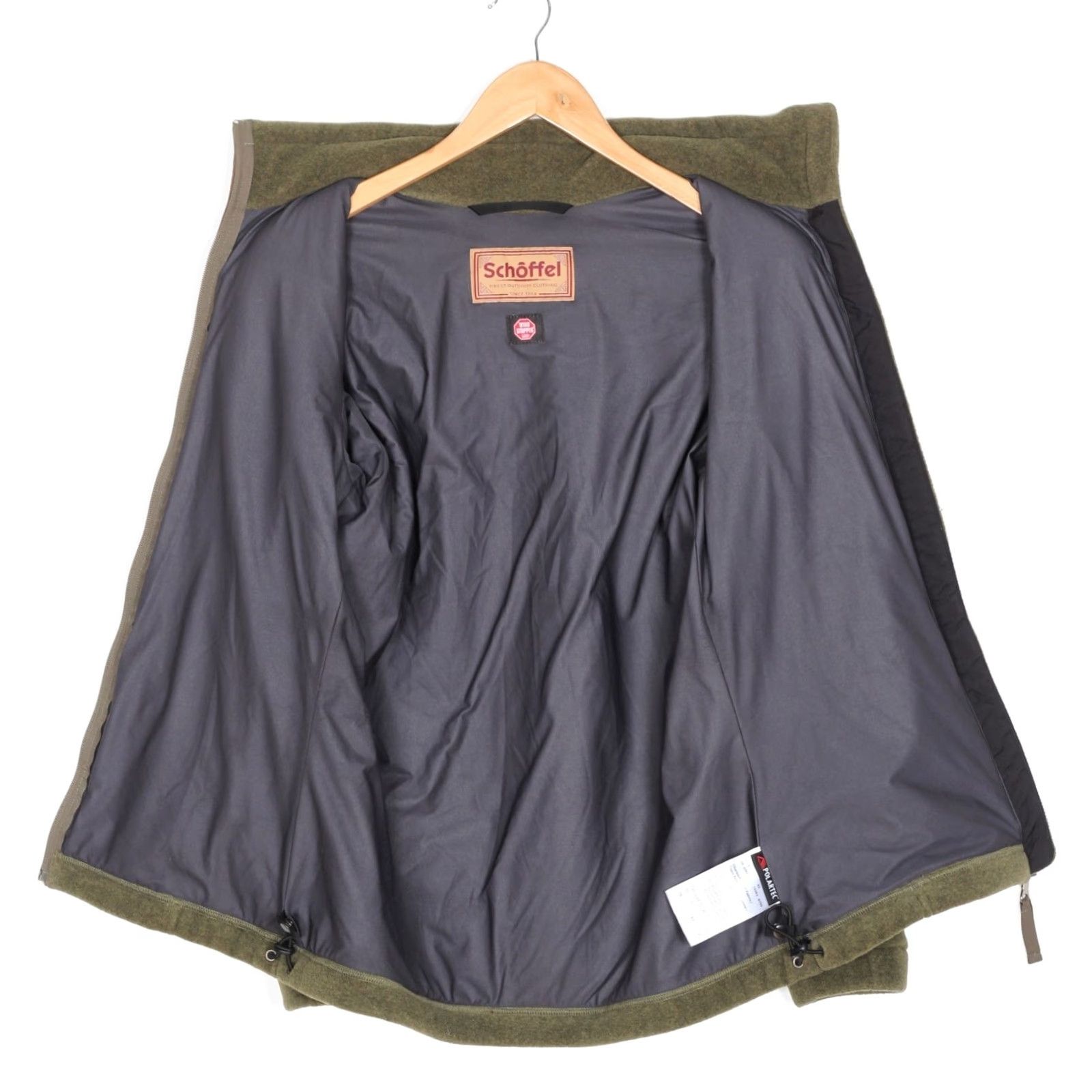Vintage SCHOFFEL Somerby Windstopper Fleece Jacket Women EU 38 UK 12 Windbreaker Jacket Womens Green Size XL / US 12-14 / IT 48-50 - 4 Thumbnail