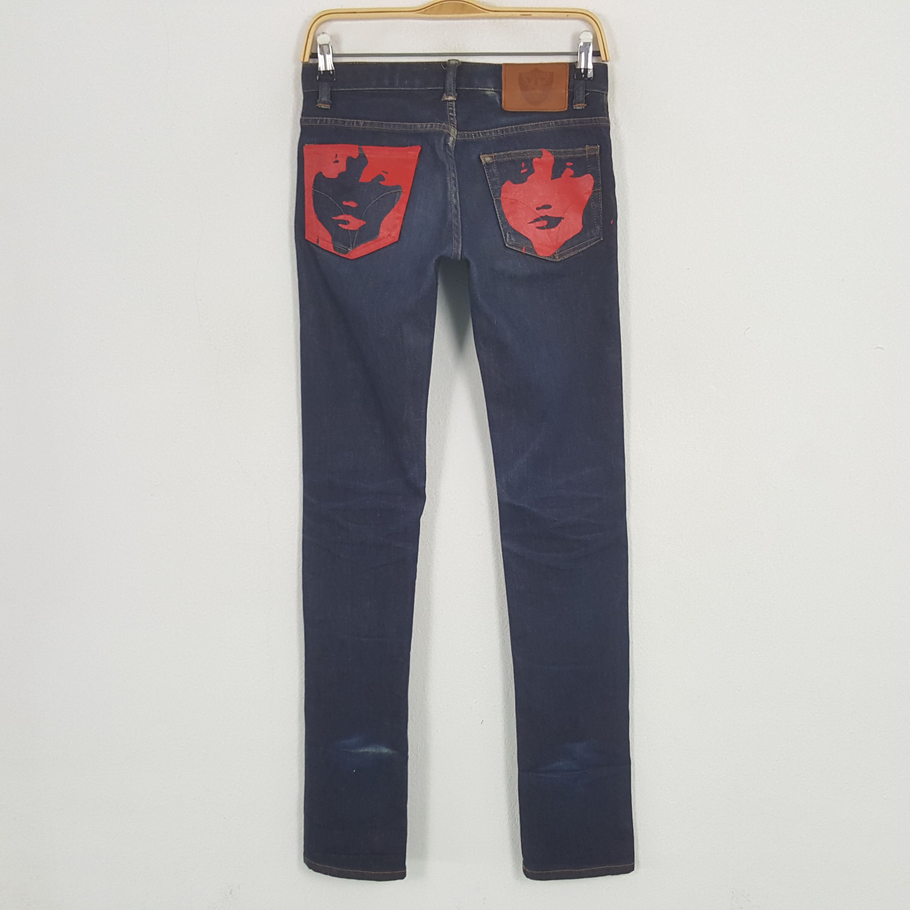 Hysteric Glamour × Japanese Brand × Vintage Vintage Hysteric Glamour Japan Custom Pocket Jeans Size 27" / US 4 / IT 40 - 1 Thumbnail