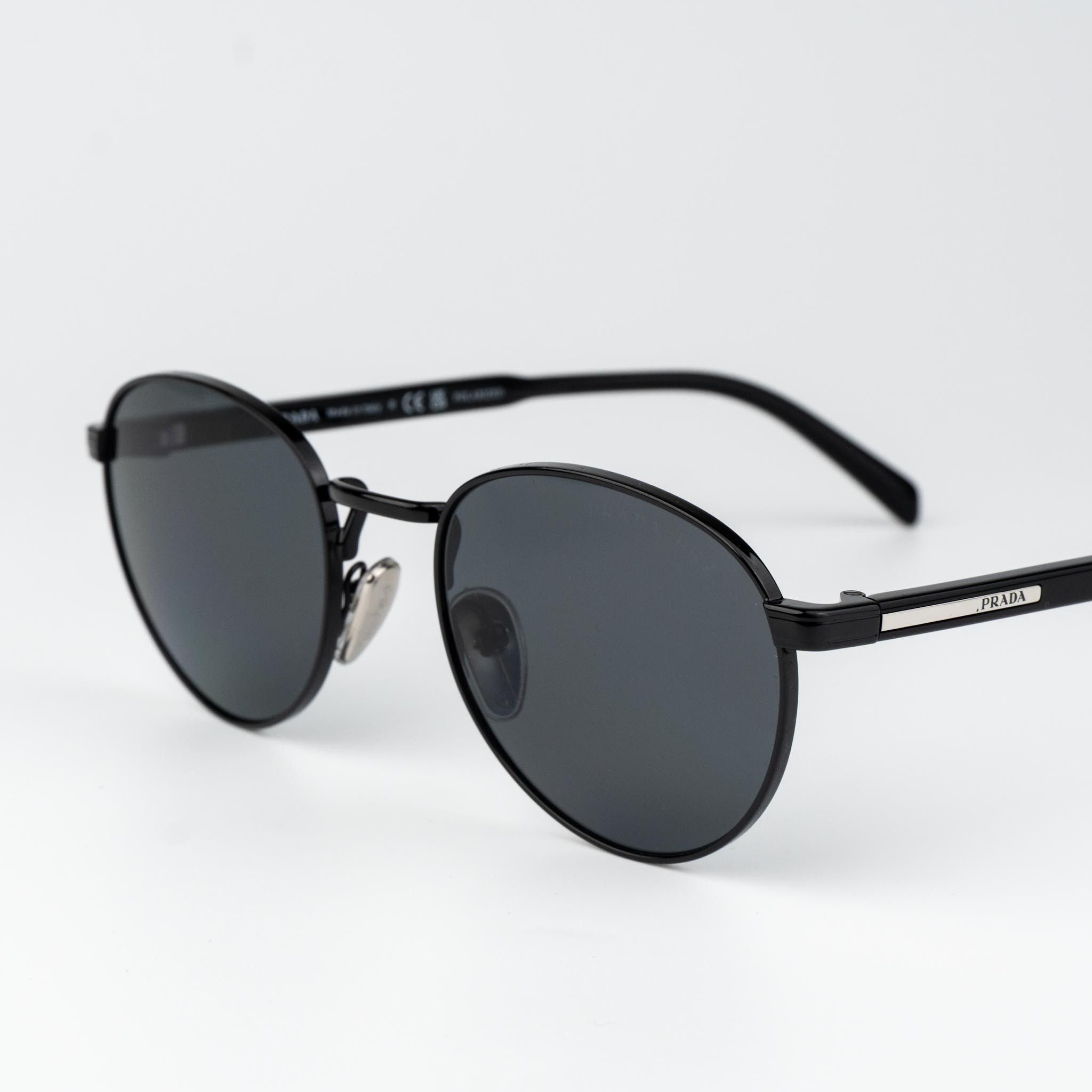 Prada Prada Men Sunglasses Round PRB51S 1AB5Z1 NEW AUTHENTIC Size ONE SIZE - 4 Thumbnail