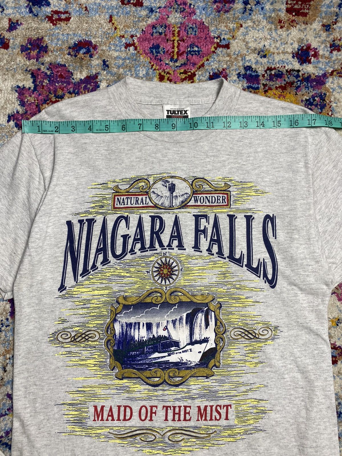 Other × Tultex × Vintage 90s Tultex Tag Niagara Falls Maid of the Mist Outdoor Nature Size US M / EU 48-50 / 2 - 7 Thumbnail