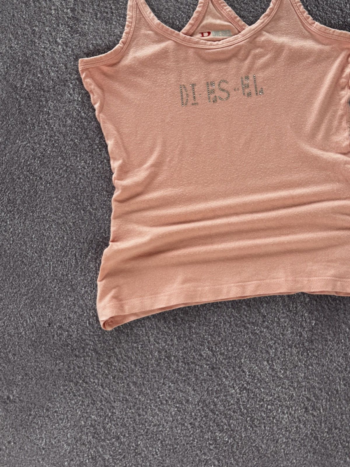 Diesel Avant Garde Vintage Y2K Diesel Sexy Rhinestones Tank Top Size M / US 6-8 / IT 42-44 - 6 Thumbnail
