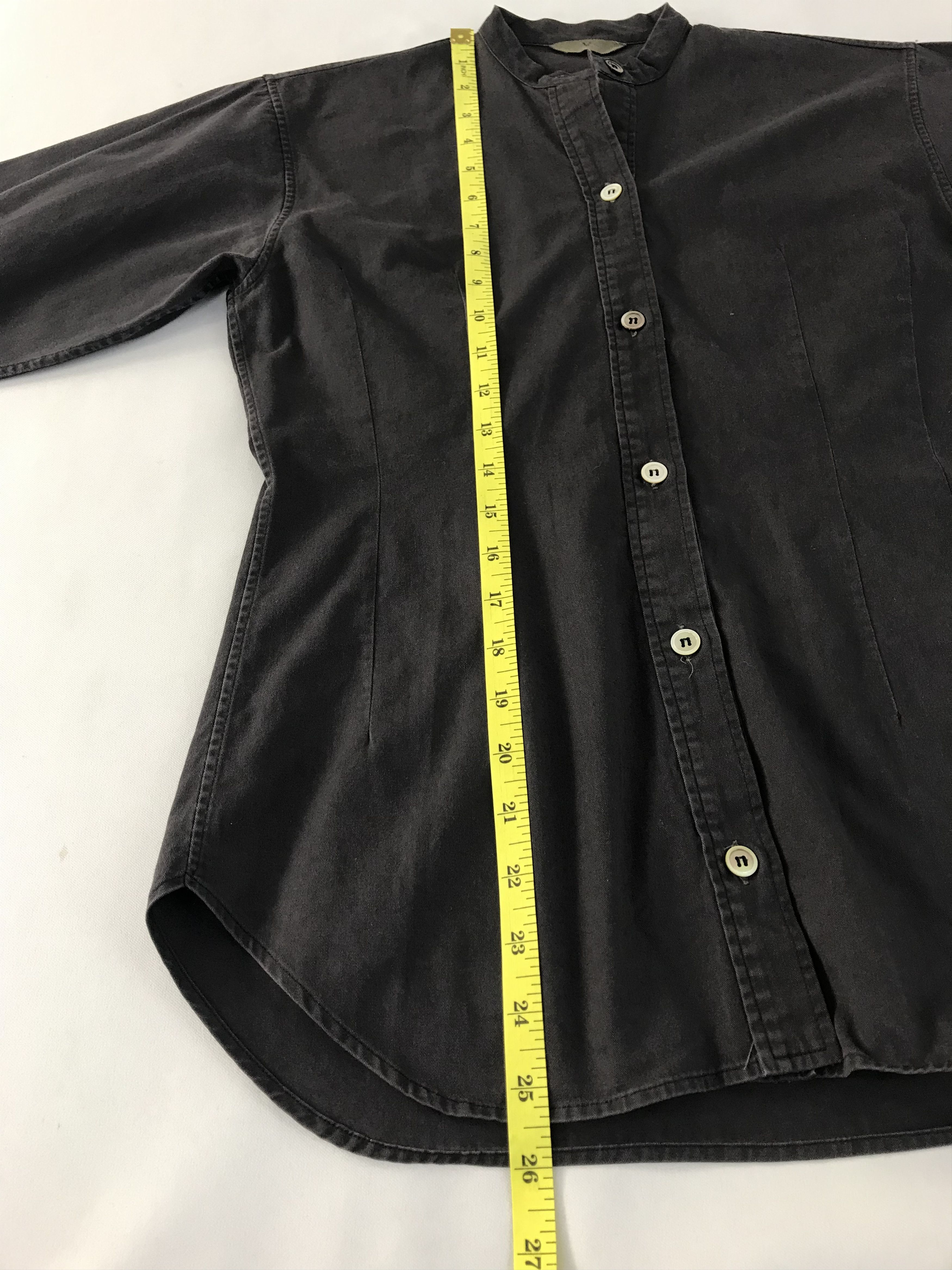 Yohji Yamamoto Y’s Yohji Yamamoto Plain Shirt Button Up Size US S / EU 44-46 / 1 - 10 Thumbnail