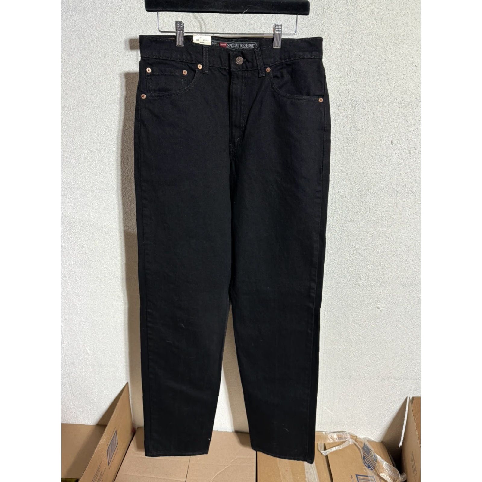 Levi's VINTAGE Levi's 515 Jeans 32W 36L Black Relaxed Fit 90s Kanye Mens Jeans 5-Pocket Straight 1997 USA Size US 32 / EU 48 - 6 Thumbnail