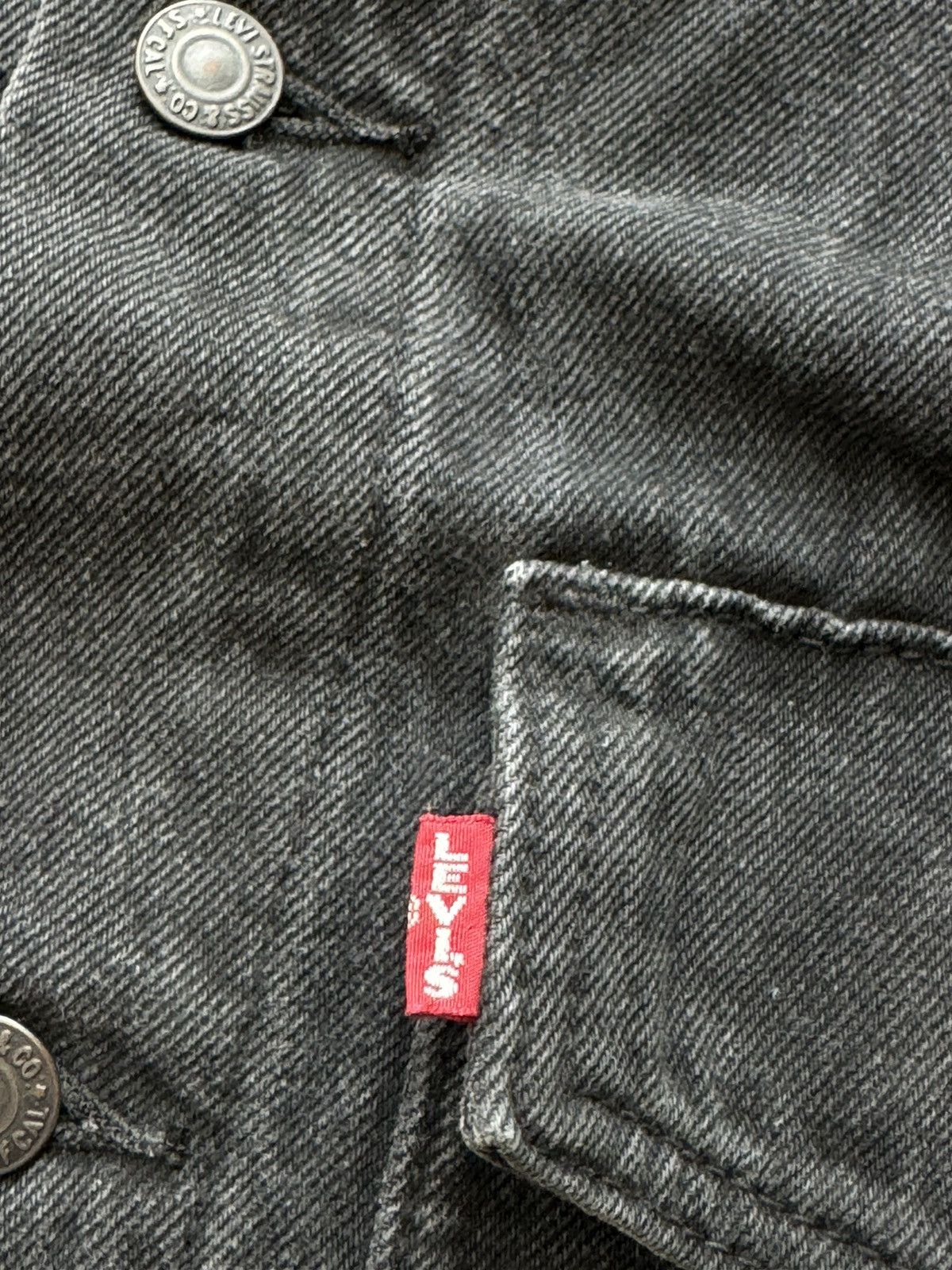 Levi's Levis Type 1 black denim trucker jacket Size US L / EU 52-54 / 3 - 4 Thumbnail