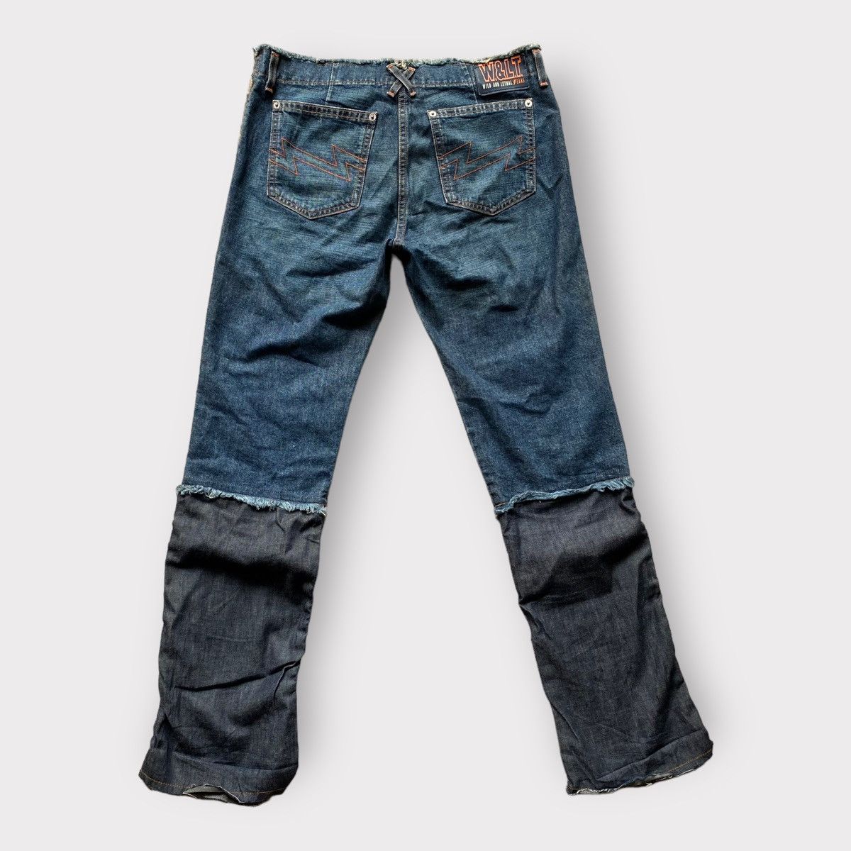 W&LT × Walter Van Beirendonck Vintage W&LT Reconstructed Jeans Size 29" - 6 Thumbnail