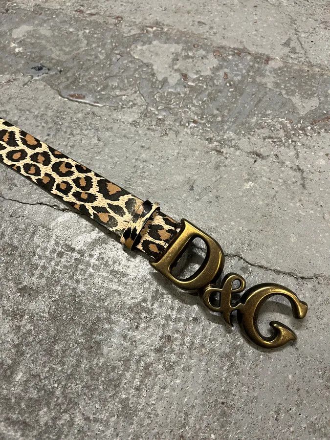 Dolce & Gabbana 2000s Dolce & Gabbana Leopard Print Leather Belt Size ONE SIZE - 6 Thumbnail