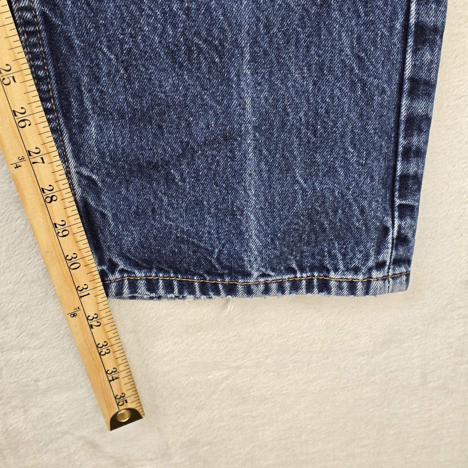 Levi's Vintage Levis 505 Jeans Mens 38x31 Blue Y2K Faded Whiskers Size US 38 / EU 54 - 11 Thumbnail