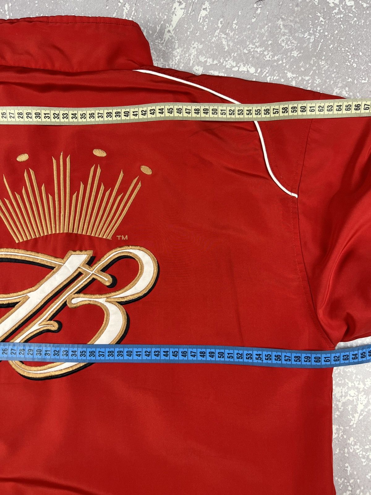 NASCAR Vintage Bud Nascar Racing Jacket with patches XXL Mens Red Size US XXL / EU 58 / 5 - 12 Thumbnail