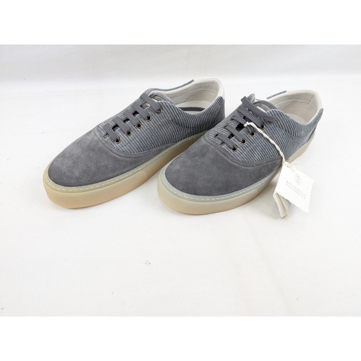 Brunello Cucinelli o1rshd1 Low-Top Sneakers in Gray Size US 12 / EU 45 - 16 Thumbnail