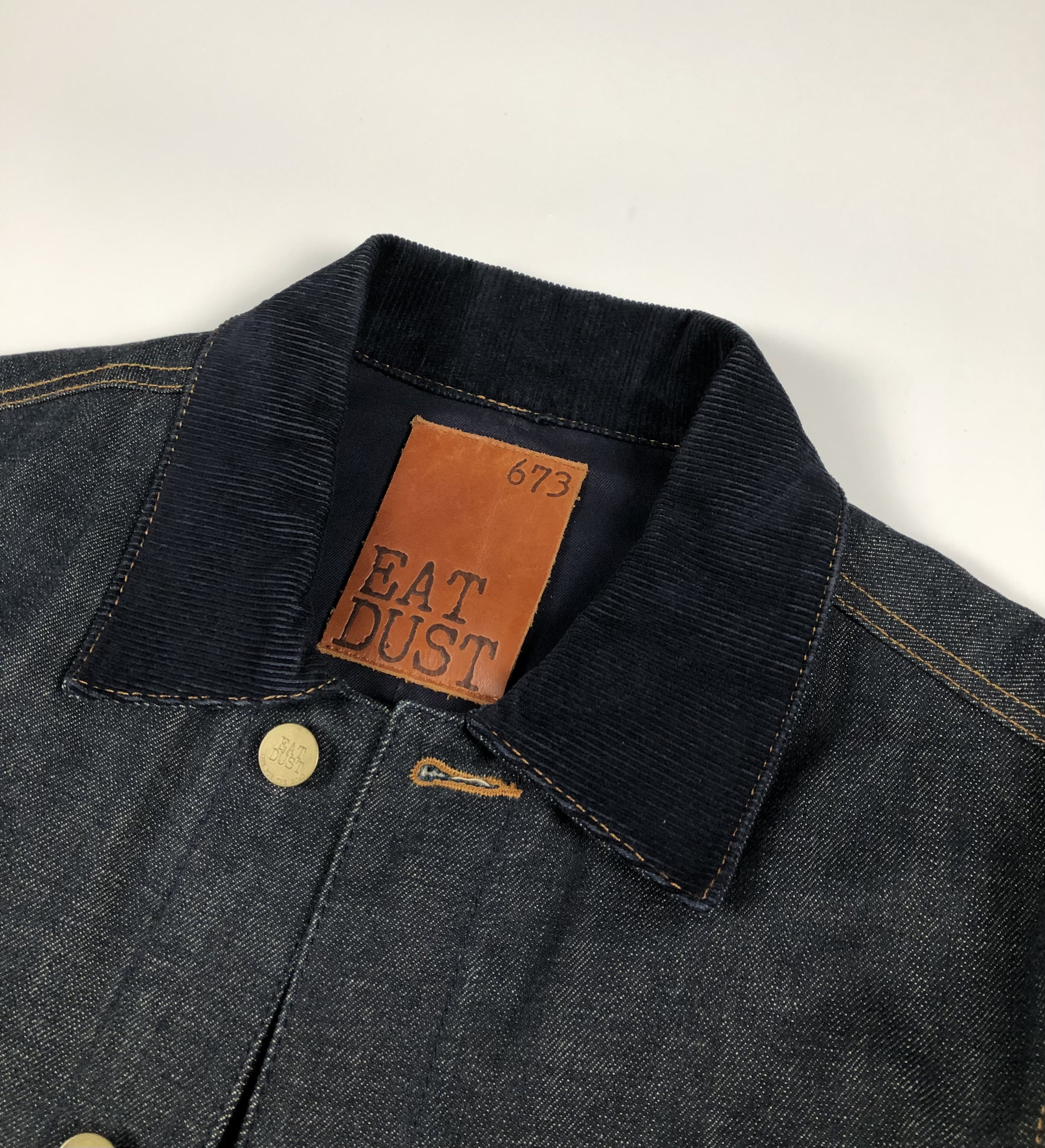 Eat Dust Eat Dust 673 Chore Japanese Blue Selvedge Denim Jacket Size US M / EU 48-50 / 2 - 3 Thumbnail