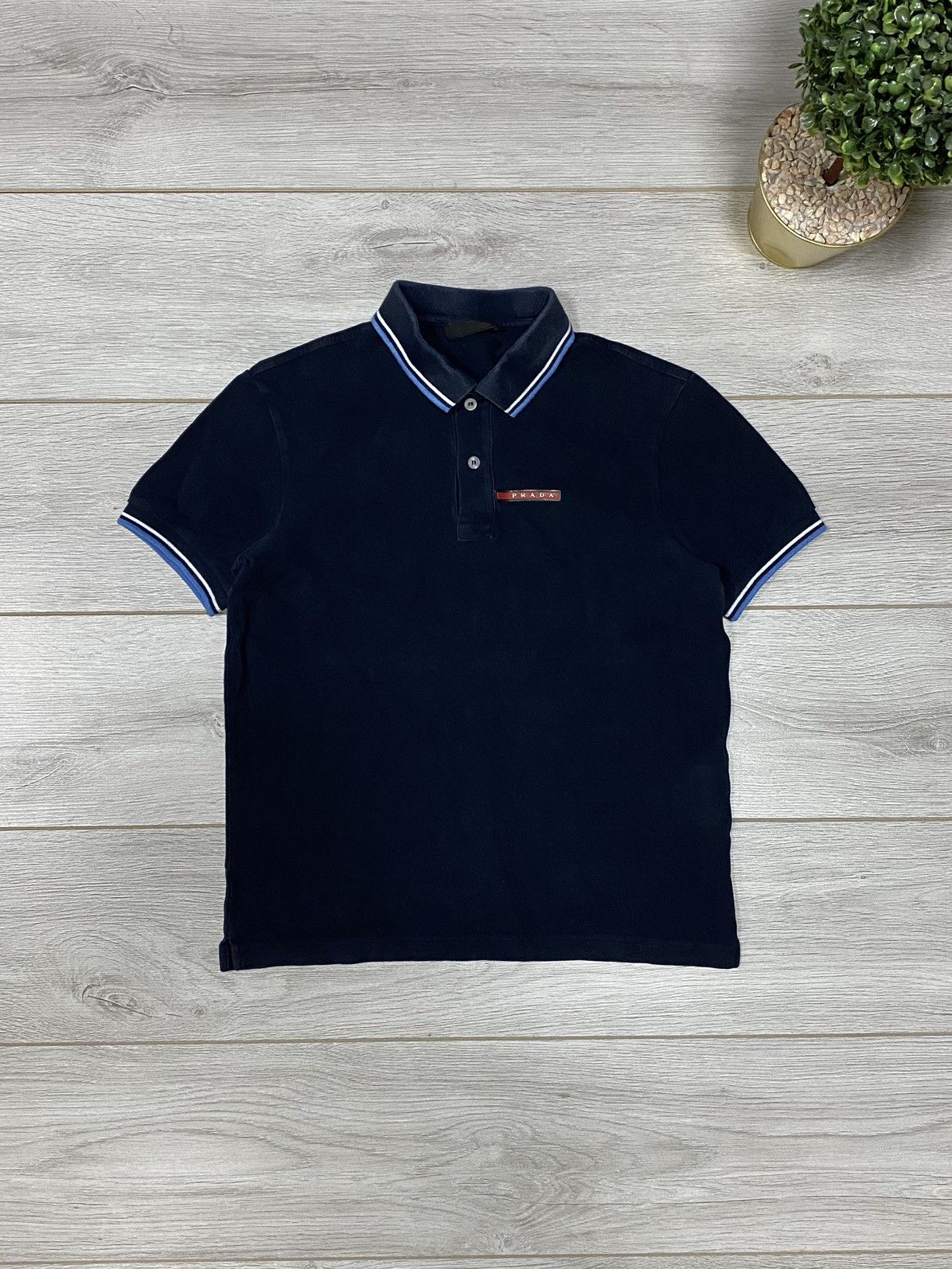 Prada Prada red tab vintage polo Size US S / EU 44-46 / 1 - 1 Thumbnail