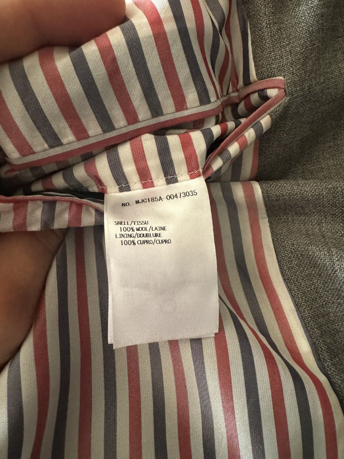 Thom Browne Signature grey blazer Size 42R - 6 Thumbnail