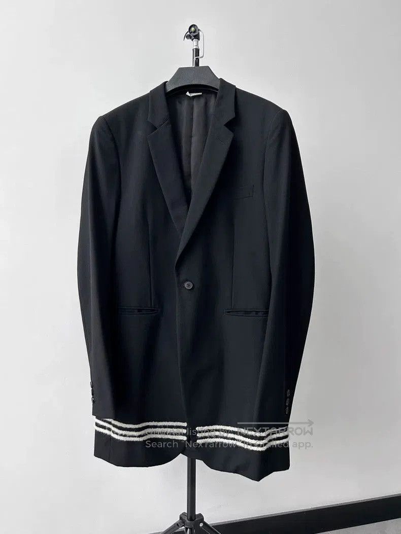 Comme des Garcons Comme des Garçons Flocked Long Blazer. Size US M / EU 48-50 / 2 - 2 Thumbnail