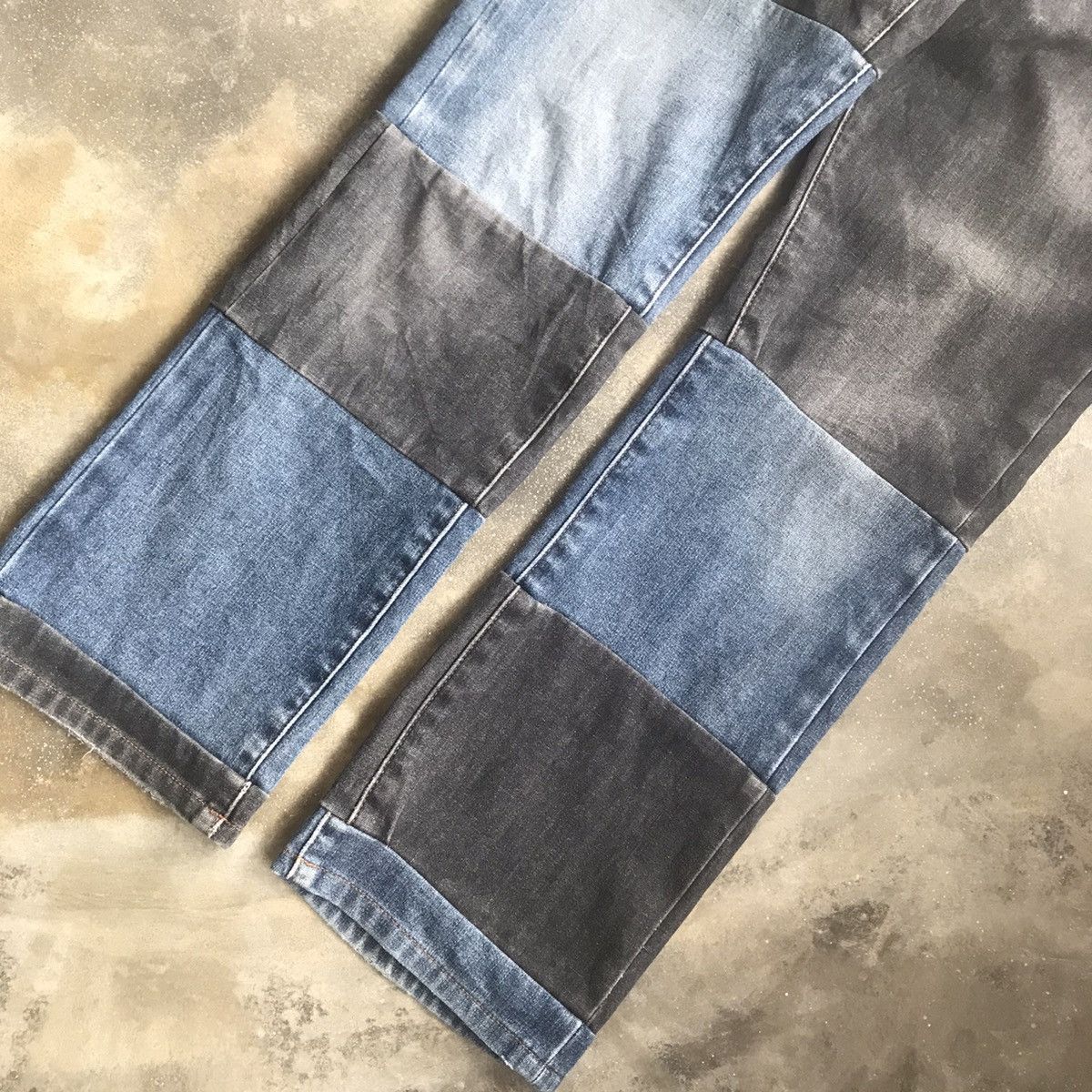 Handmade × Uniqlo Uniqlo Patchwork Jeans Denim Size US 30 / EU 46 - 3 Thumbnail