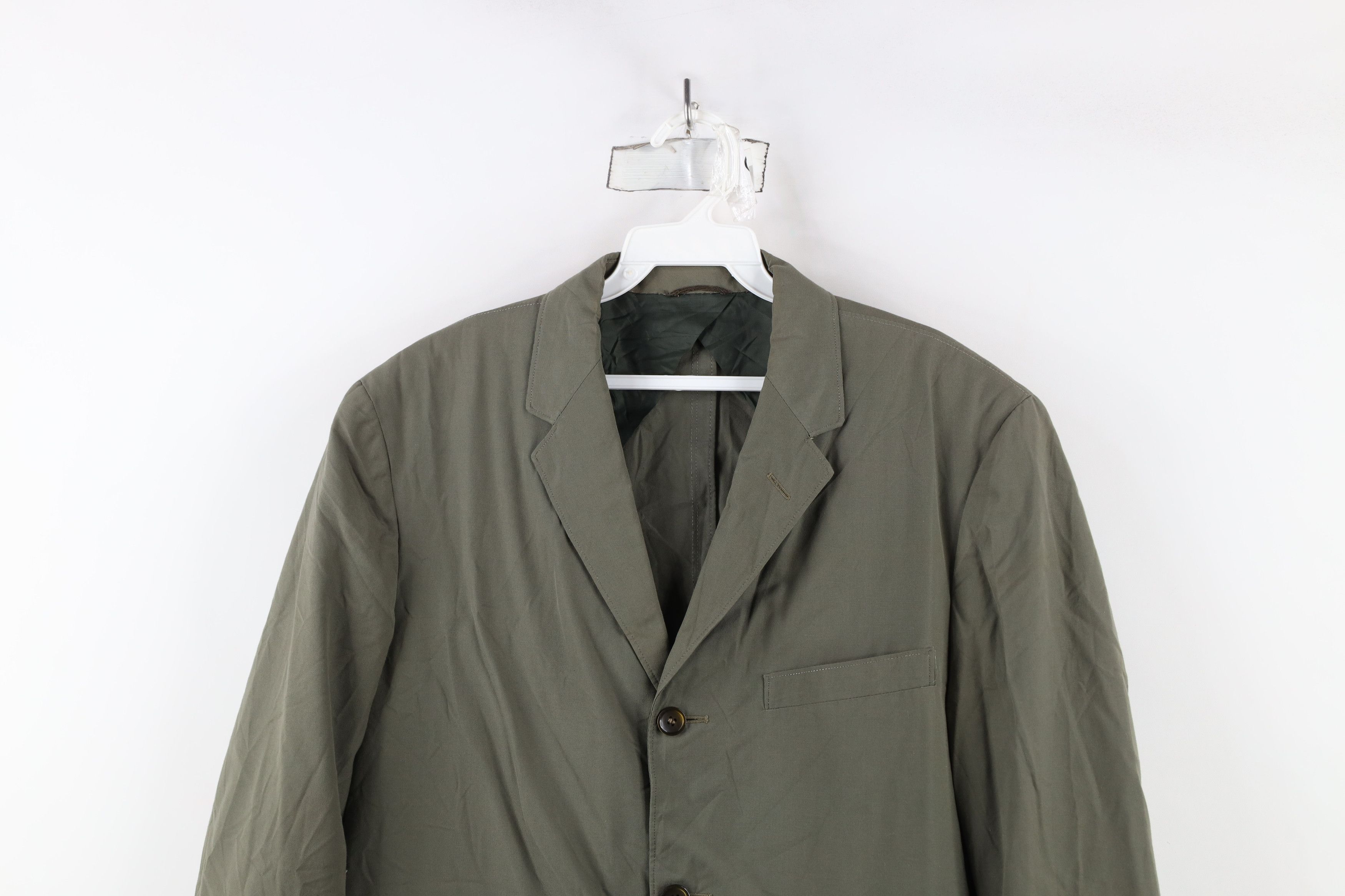 Vintage Vintage 50s Rockabilly Suit Coat Jacket Blazer Green USA Size US L / EU 52-54 / 3 - 2 Thumbnail