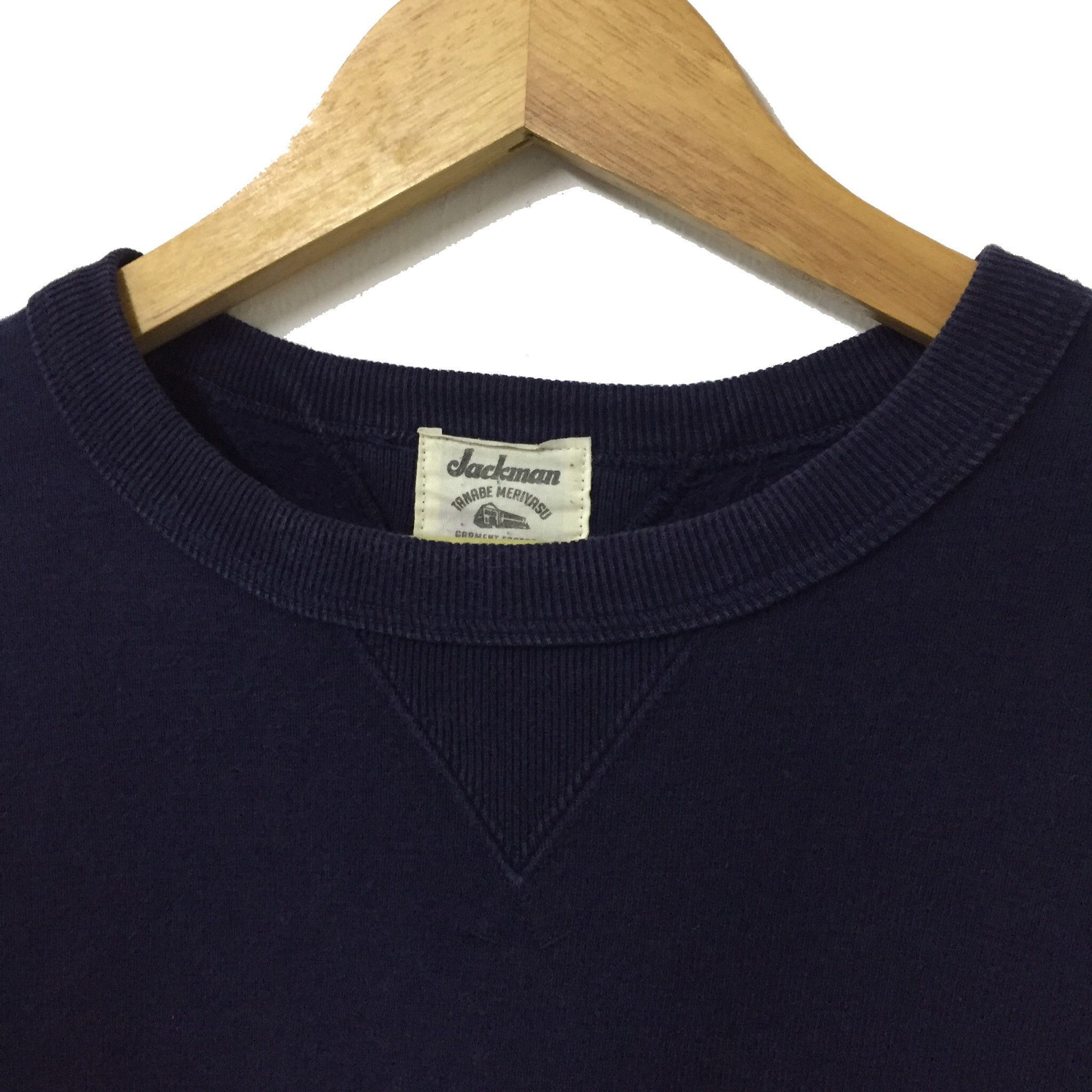 Japanese Brand JACKMAN TANABE MERIYASU JUDGE EMROIDERY JAPAN SWEATSHIRT Size US M / EU 48-50 / 2 - 6 Thumbnail
