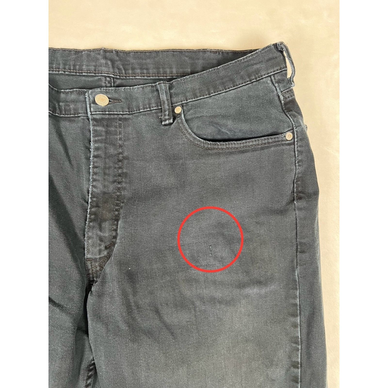 Levi's Levi’s 550 Black Denim Jeans Size 40x30 Faded Stained Grunge Size US 40 / EU 56 - 5 Thumbnail