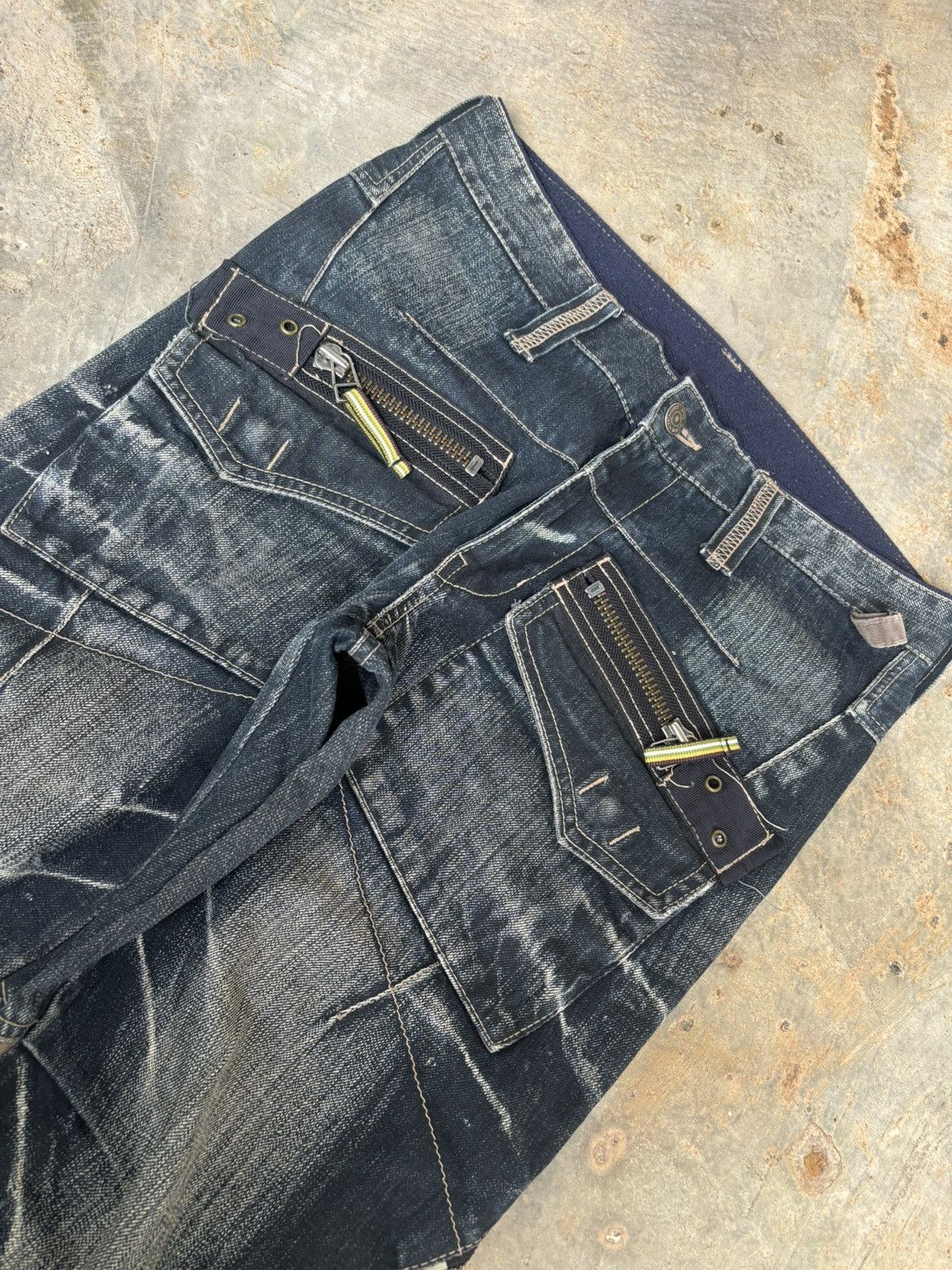 If Six Was Nine × Japanese Brand × PPFM PPFM Multi Zipper Ifsixwasnine Lgb Style Jeans Size US 29 - 4 Thumbnail