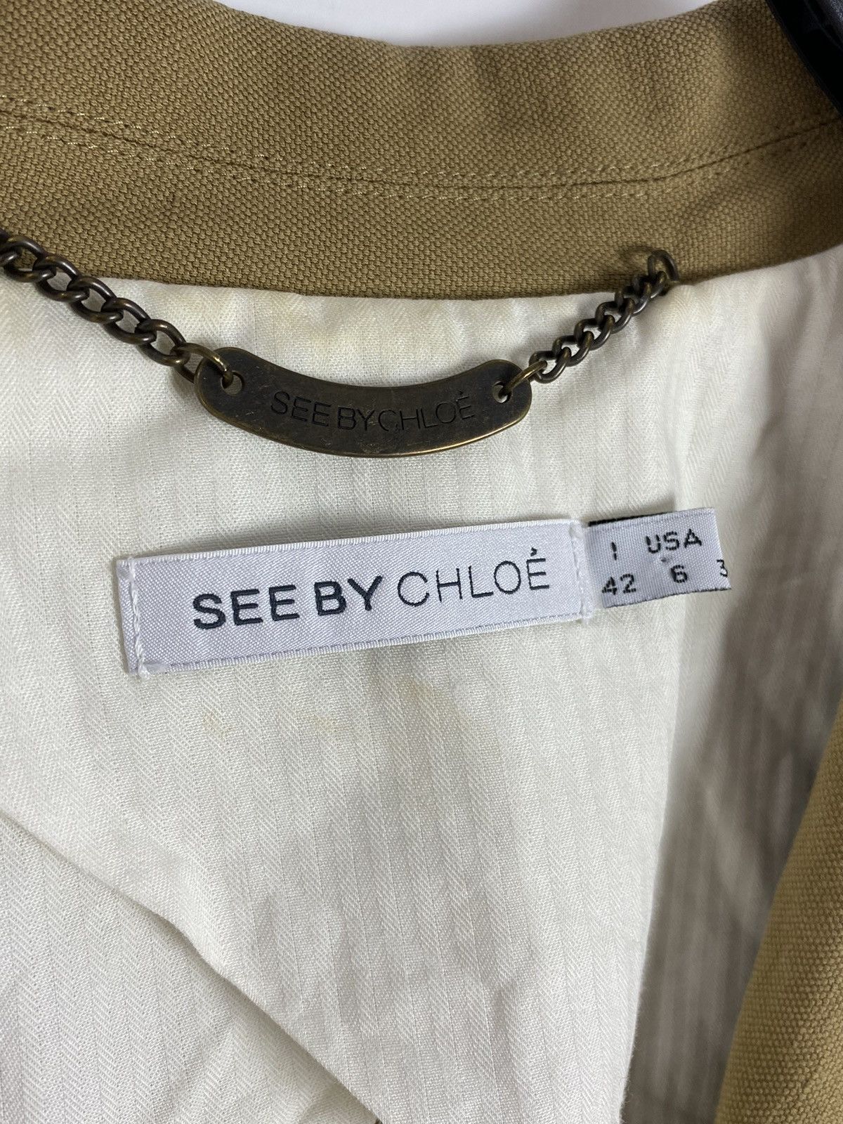 See by Chloe See by Chloe Beige Blazer Jacket Size M / US 6-8 / IT 42-44 - 6 Thumbnail