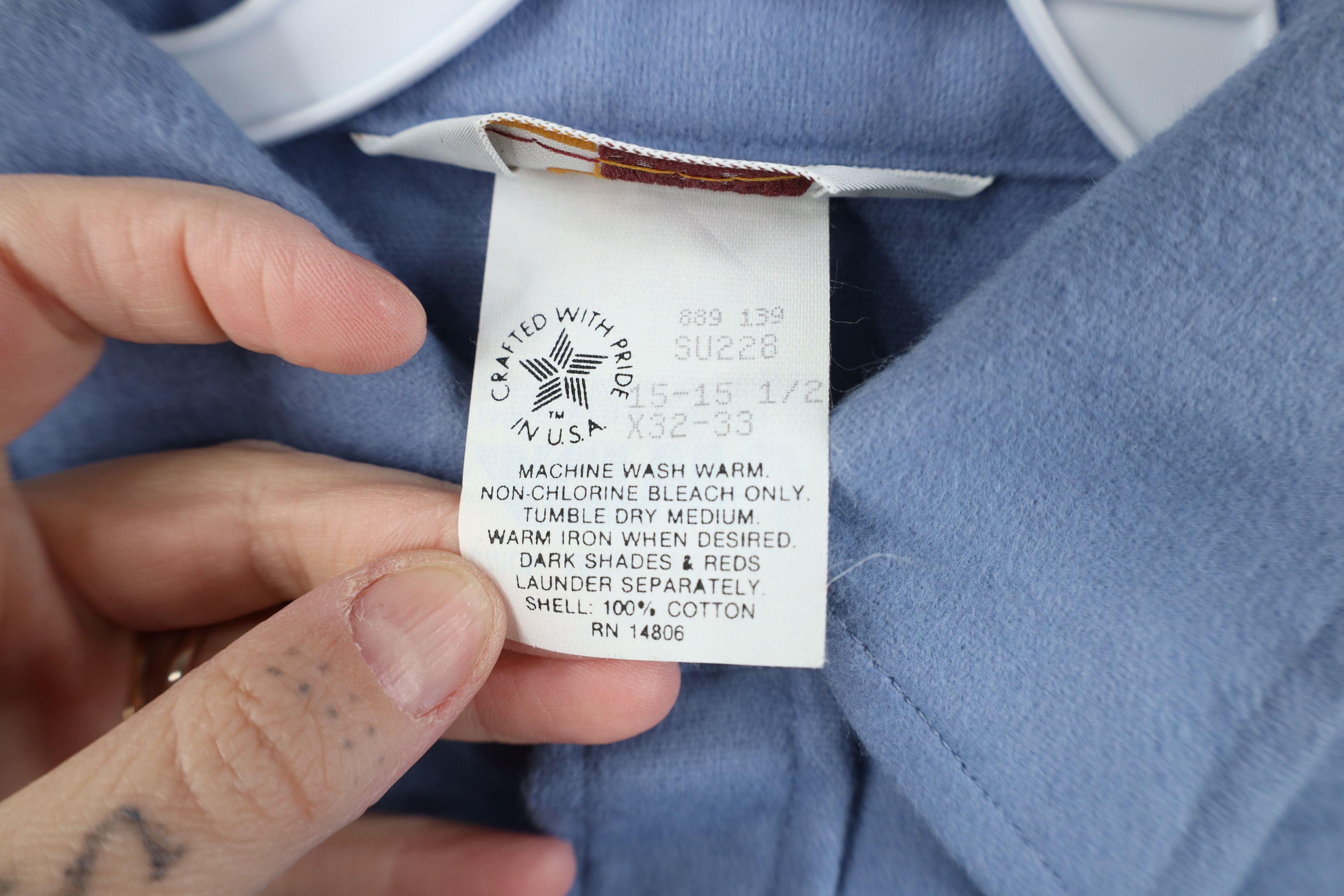 Carhartt Deadstock Vintage 80s Carhartt Chamois Cloth Button Shirt Size US M / EU 48-50 / 2 - 10 Thumbnail