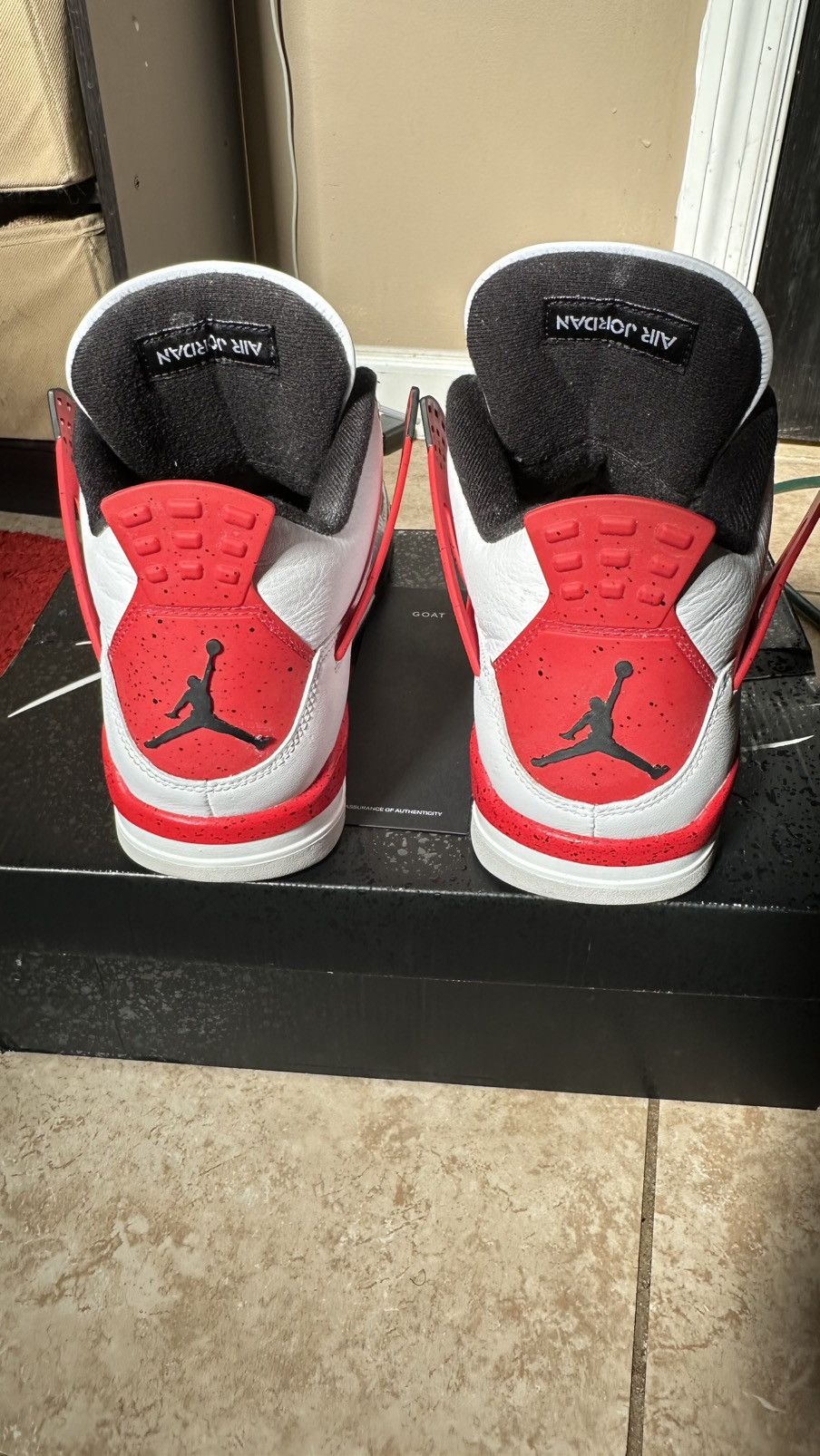 Jordan Brand Air Jordan 4 Retro 'Red Cement' Size US 10.5 / EU 43-44 - 4 Thumbnail