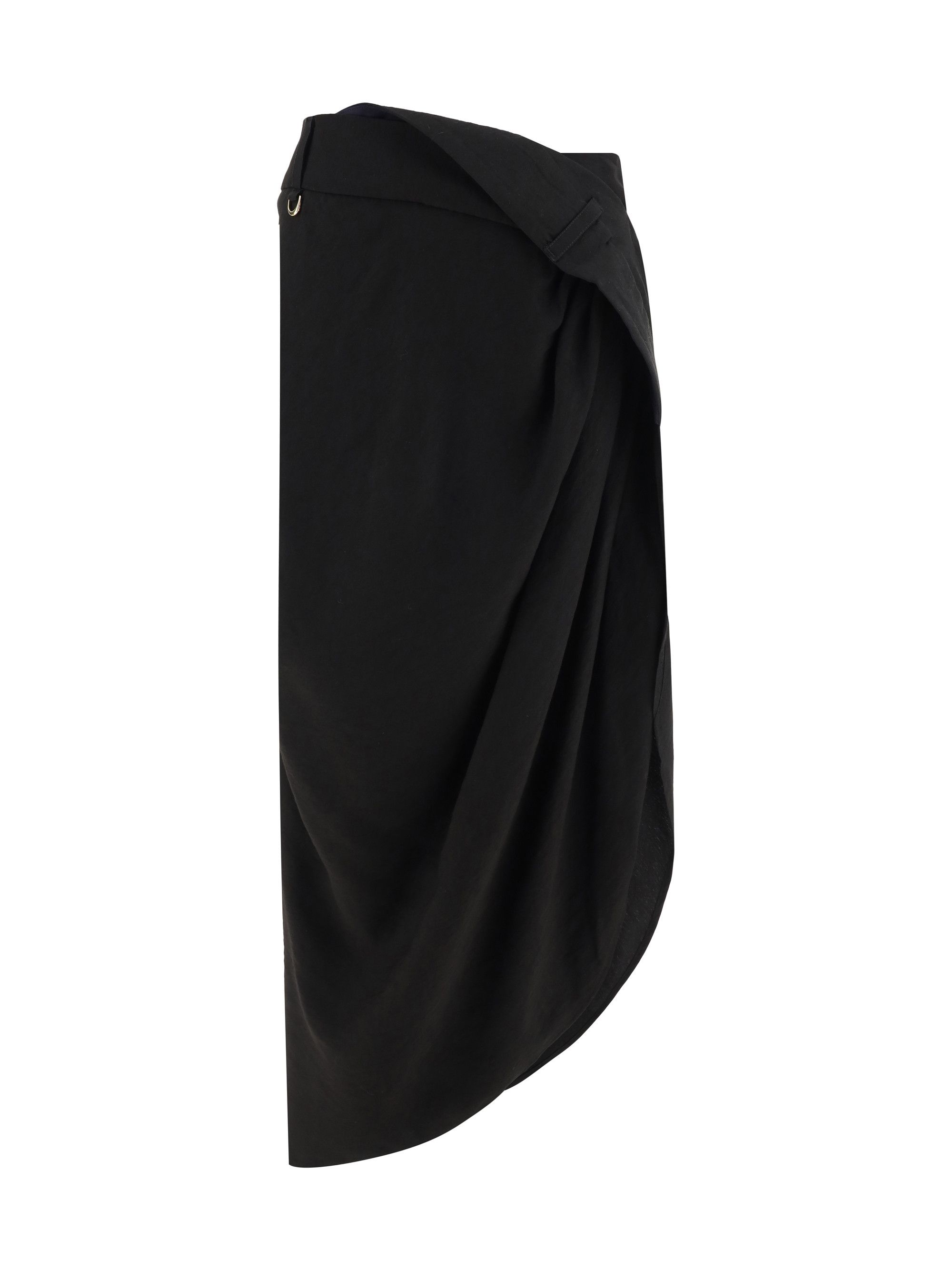 image of Jacquemus La Jupe Saudade Skirt in Black, Women's (Size 30)