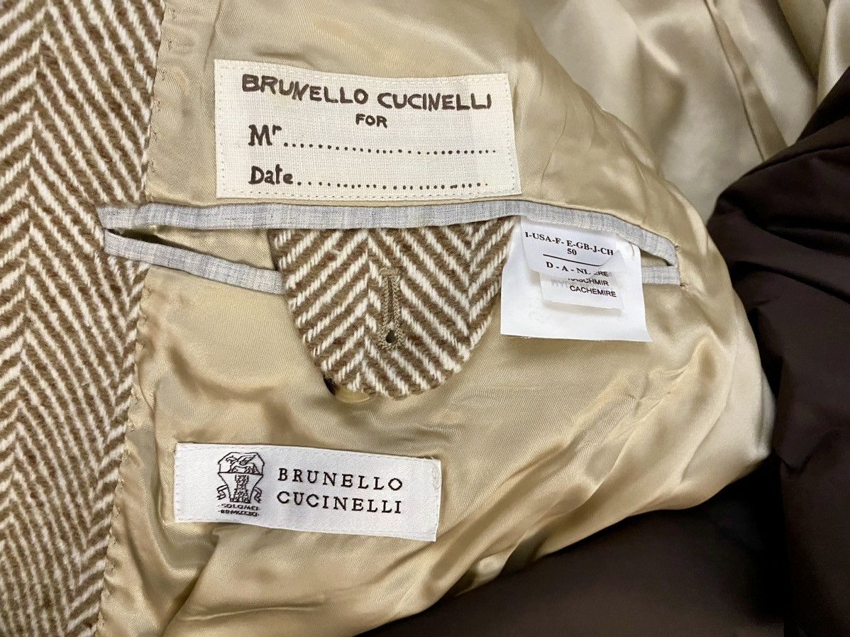 Brunello Cucinelli Brunello Cucinelli 🇮🇹 brown cashmere vested trench 50 NWT Size US M / EU 48-50 / 2 - 25 Thumbnail