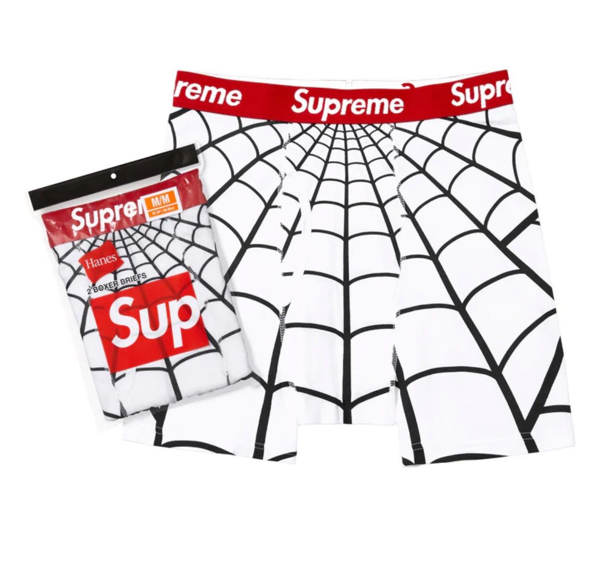 Hanes × Supreme Supreme Hanes Leopard Boxer Briefs (2 Pack) - Size