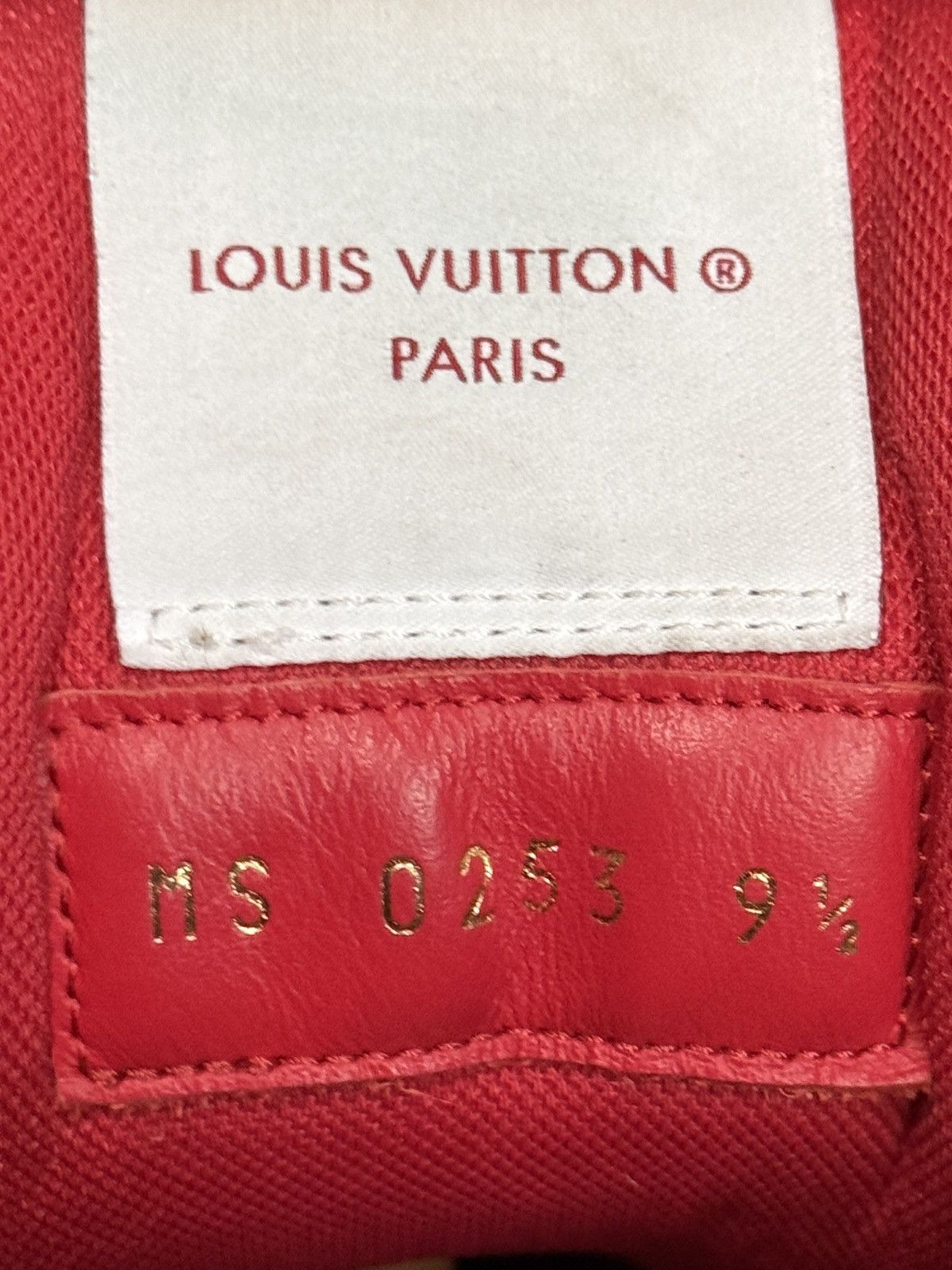 Louis Vuitton Louis Vuitton Trainer Velcro Strap Red Monogram Denim Size US 10.5 / EU 43-44 - 10 Thumbnail
