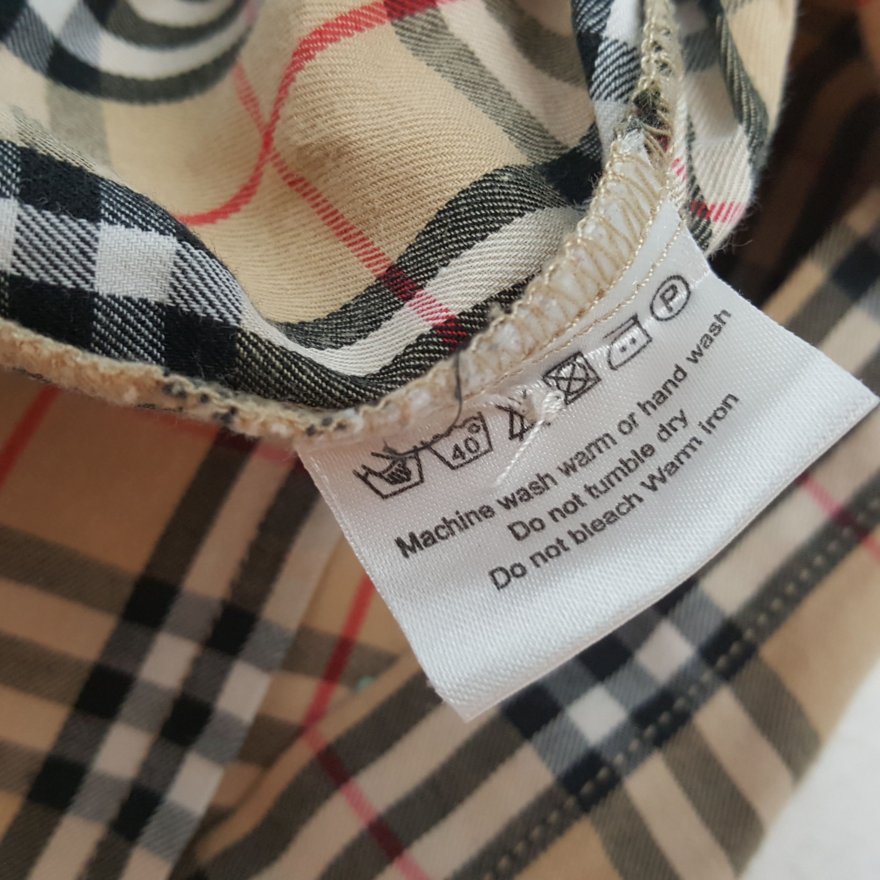 Burberry × Vintage BURBERRY LONDON Shirt Fashion Style Nova Check Design Size M / US 6-8 / IT 42-44 - 5 Thumbnail