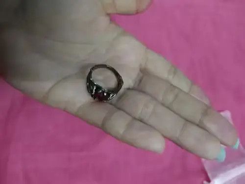 Other Romantic Dark Cubic Ring Size ONE SIZE - 4 Thumbnail