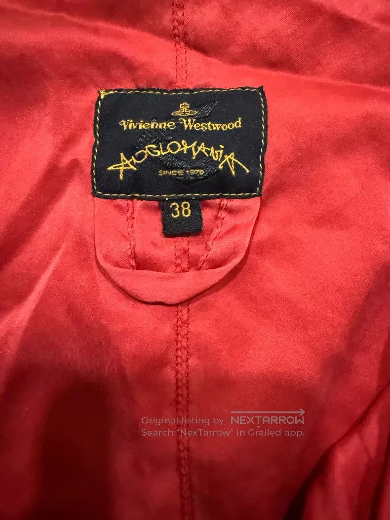 Vivienne Westwood Vivienne Westwood Black Label Silk Scoop Neck Red Sleevele Size XS / US 0-2 / IT 36-38 - 2 Thumbnail