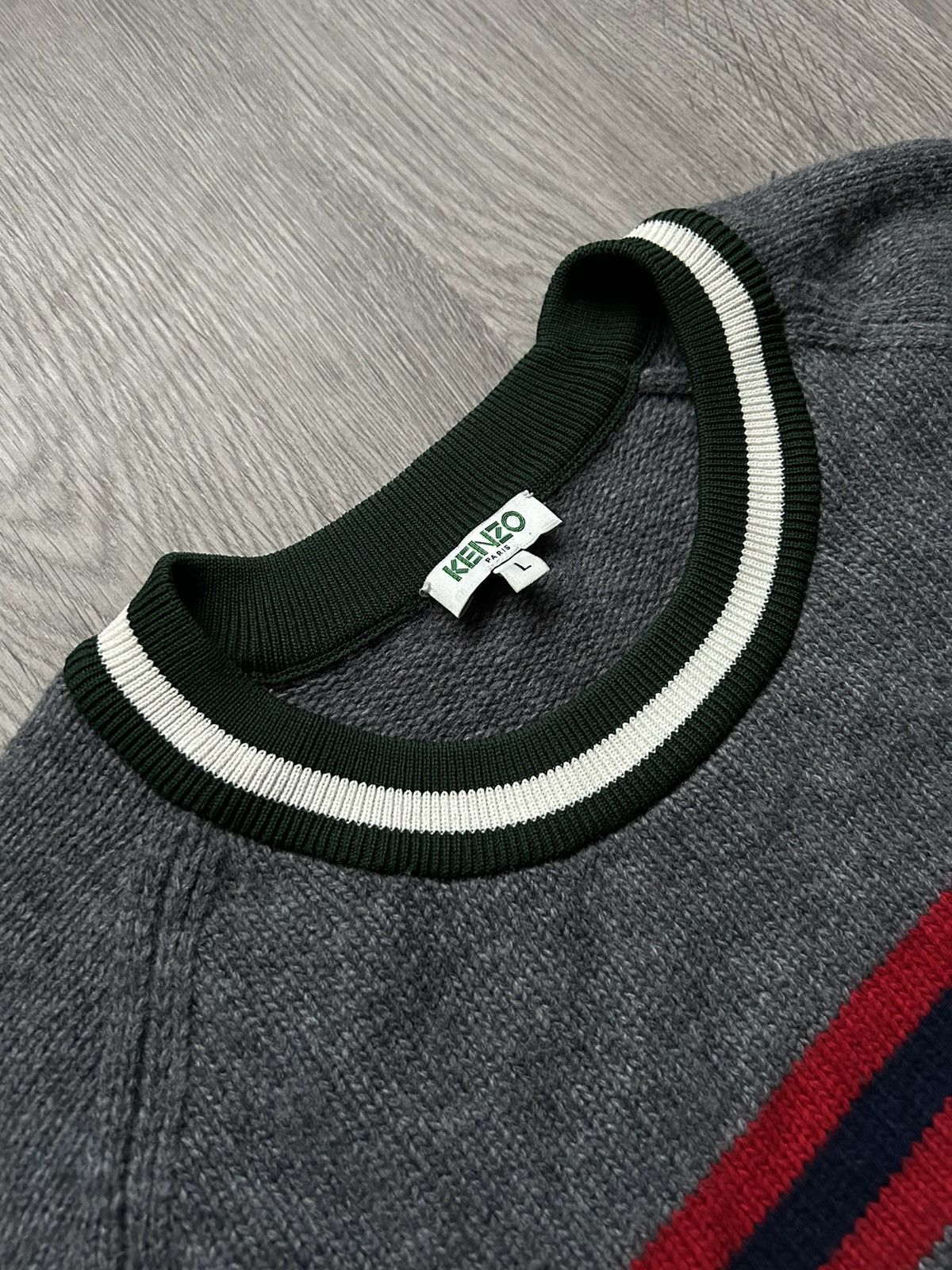 Kenzo × Vintage SWEATER KENZO 🔘 STREETWEAR 🔘 SIZE: L 🔘 RAR ITEM 🔘 Size US L / EU 52-54 / 3 - 5 Thumbnail