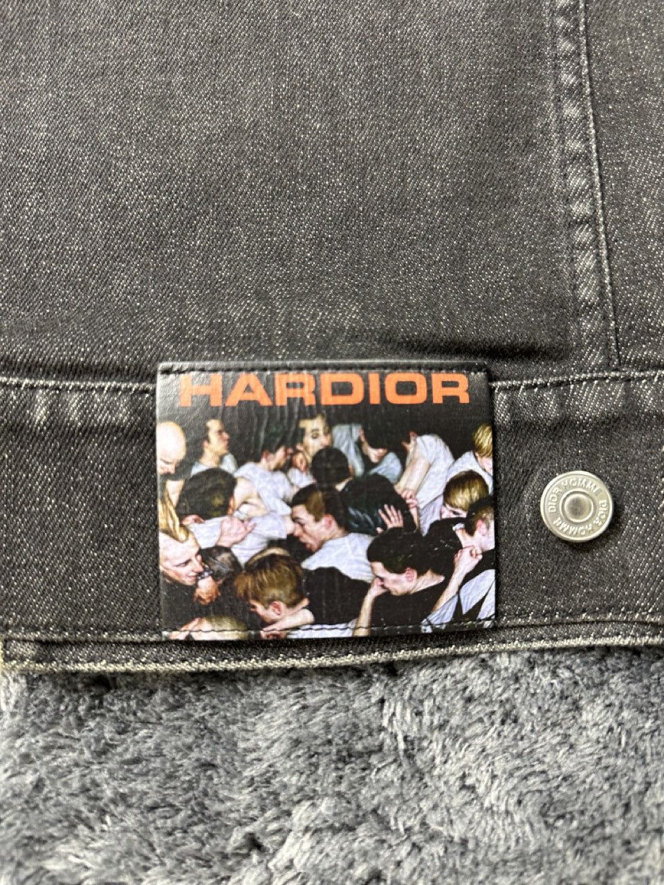 Dior FW17 Black Denim "Hardior" Jacket Size US XS / EU 42 / 0 - 9 Thumbnail