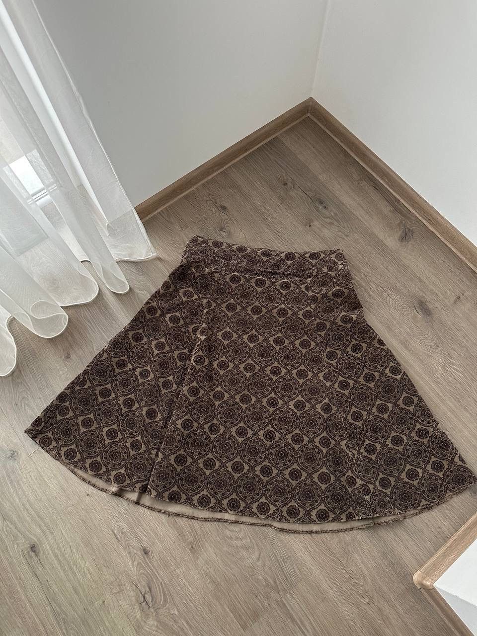 Japanese Brand × Vintage Vintage Laura Ashley 90’s High Floral Brown Skirt Size 30" / US 8 / IT 44 - 1 Thumbnail