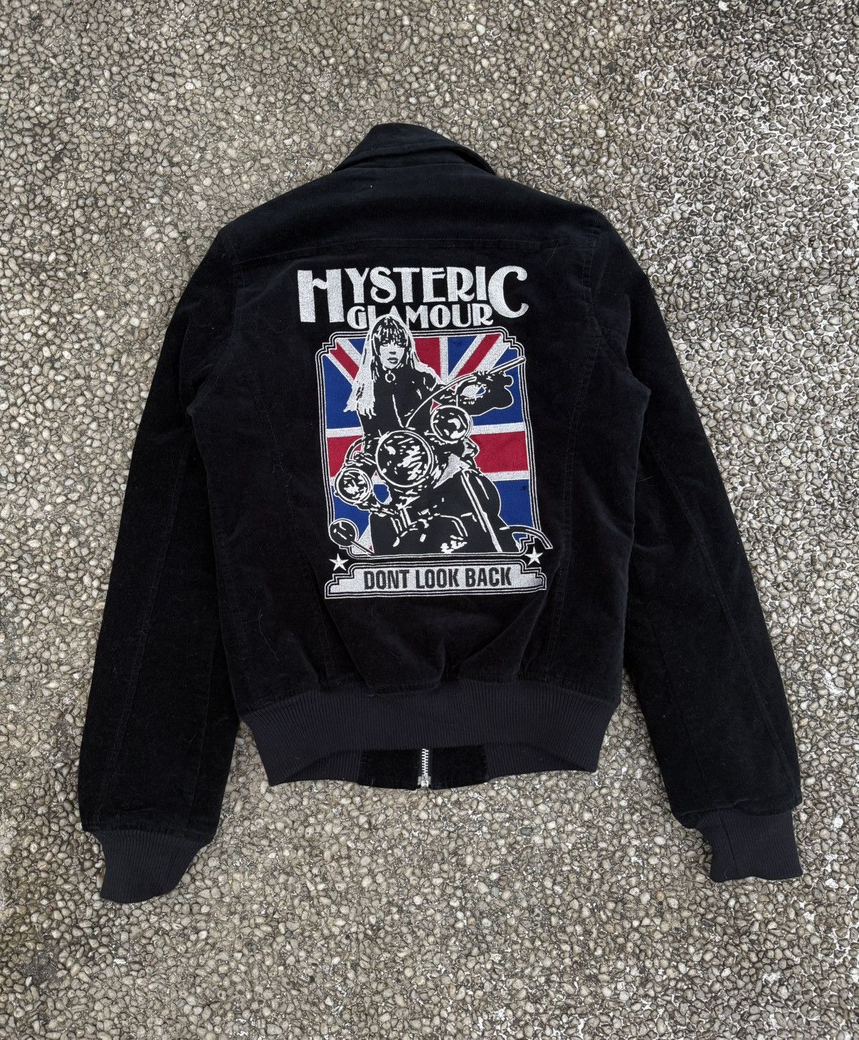 Hysteric Glamour Hysteric Glamour Embroidered Velour Zip-up Bomber Size M / US 6-8 / IT 42-44 - 1 Thumbnail