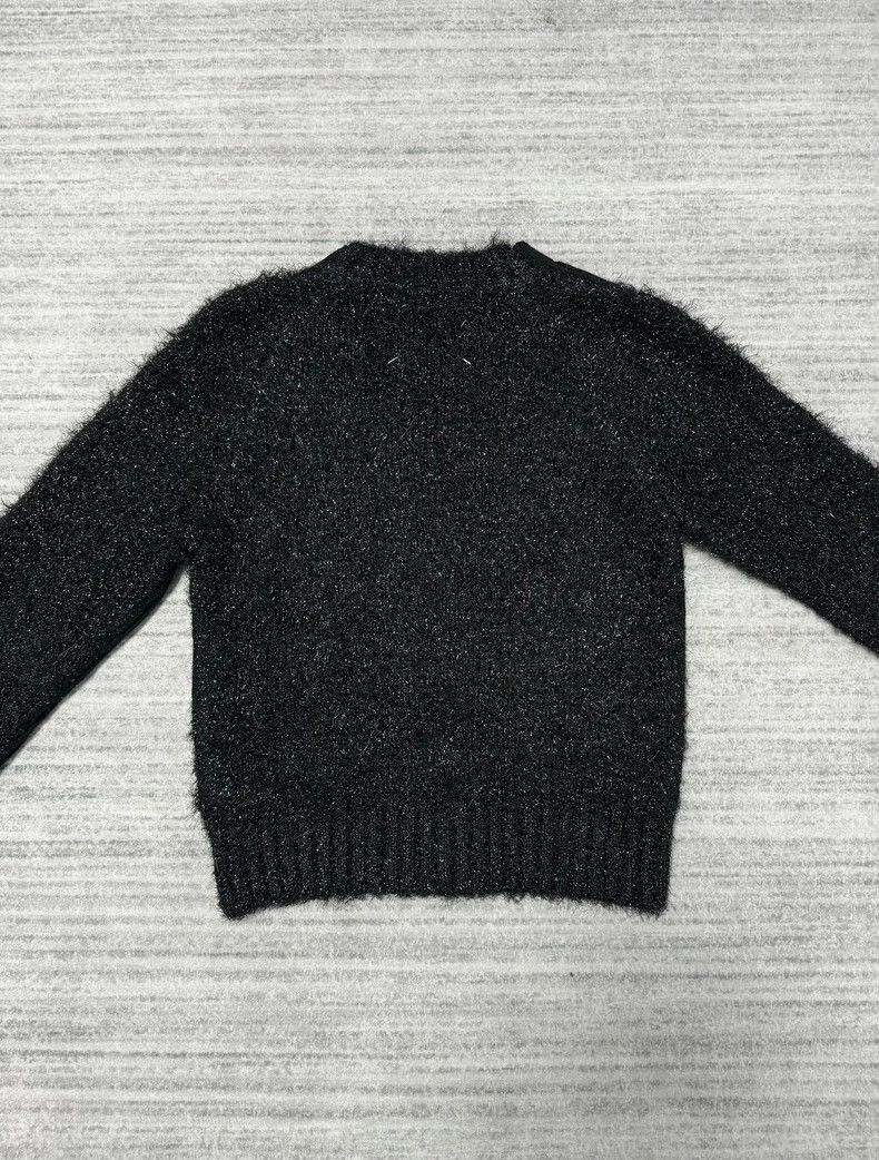 Maison Margiela Maison Margiela Black wool cardigan silver velvet sequin sw Size US S / EU 44-46 / 1 - 2 Thumbnail