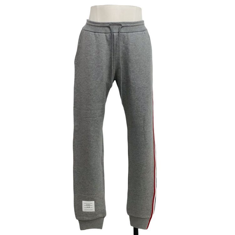Thom Browne Thom Browne RWB Stripe Sweatpants Grey Size 36 Size US 36 / EU 52 - 1 Thumbnail