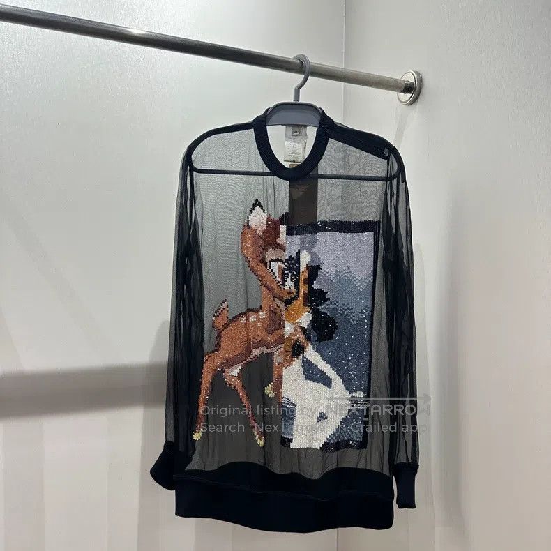 Givenchy Givenchy Size34 Limited Edition Pervert 17 Black Lace T-Shi Size US M / EU 48-50 / 2 - 1 Thumbnail