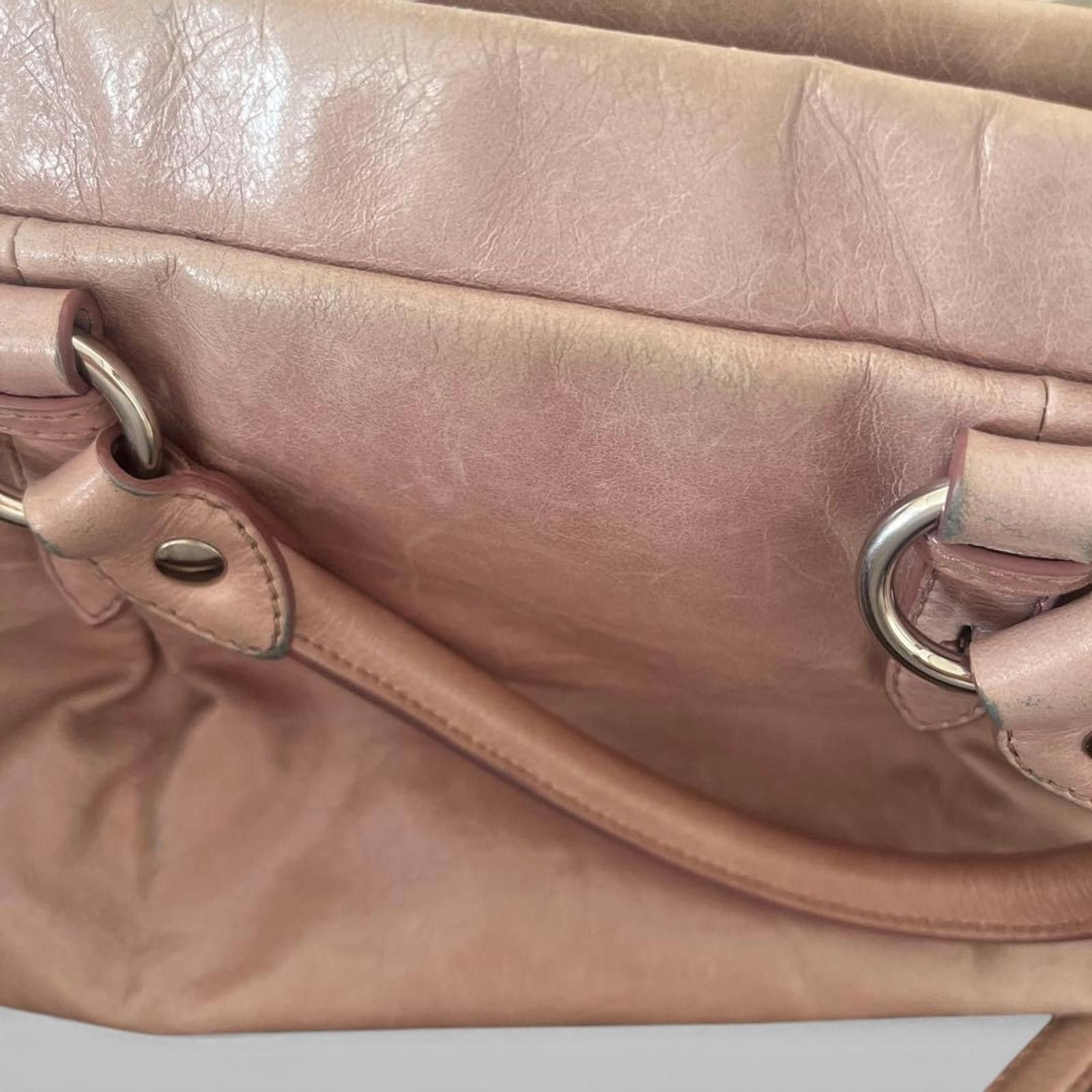 Miu Miu Miu Miu - Pink Ribbon Leather Handbag Size ONE SIZE - 6 Thumbnail
