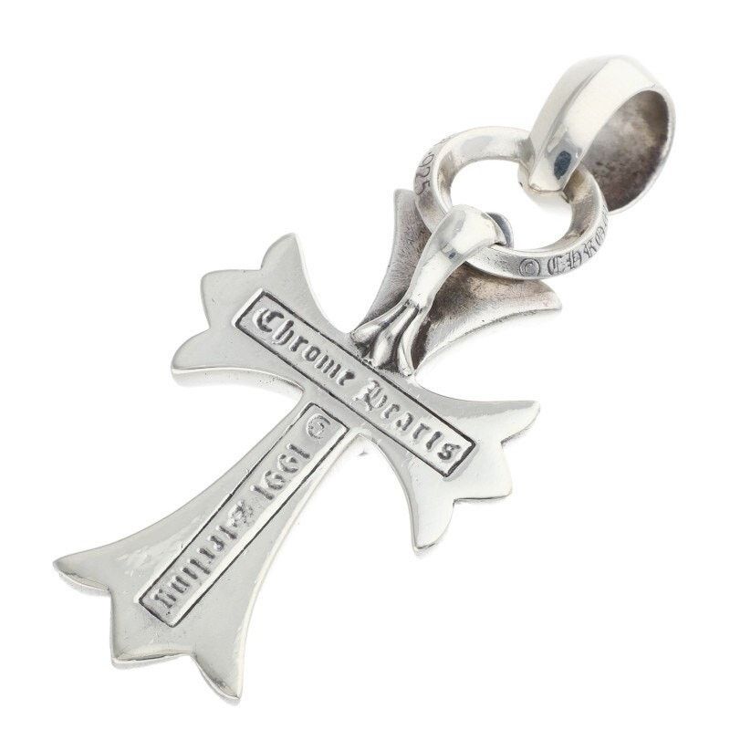 Chrome Hearts Chrome Hearts Small Cross Silver Necklace Size ONE SIZE - 2 Thumbnail