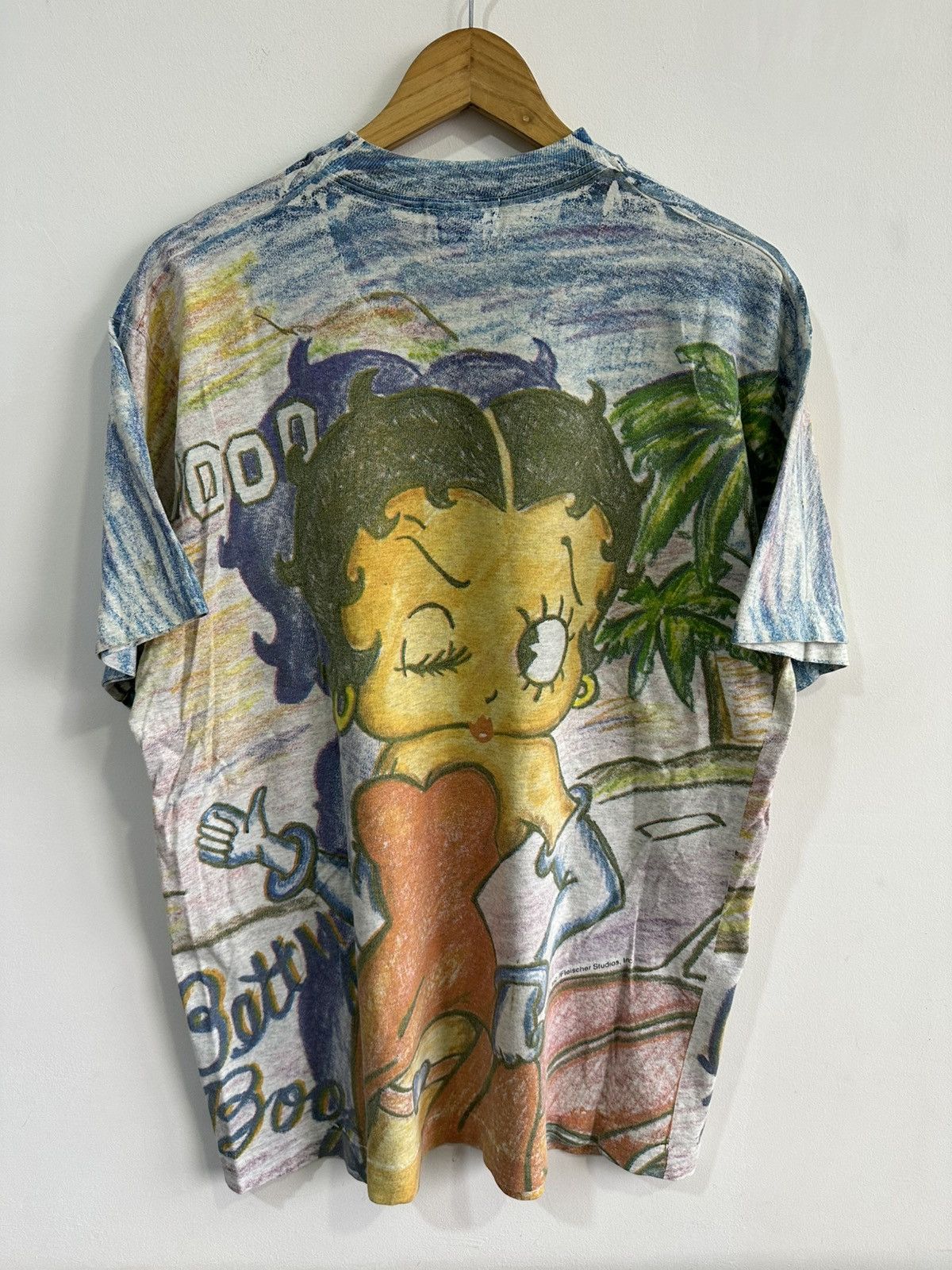 Other Vintage 90’s Betty Boop Alloverprint Cartoon USA Size US L / EU 52-54 / 3 - 4 Thumbnail