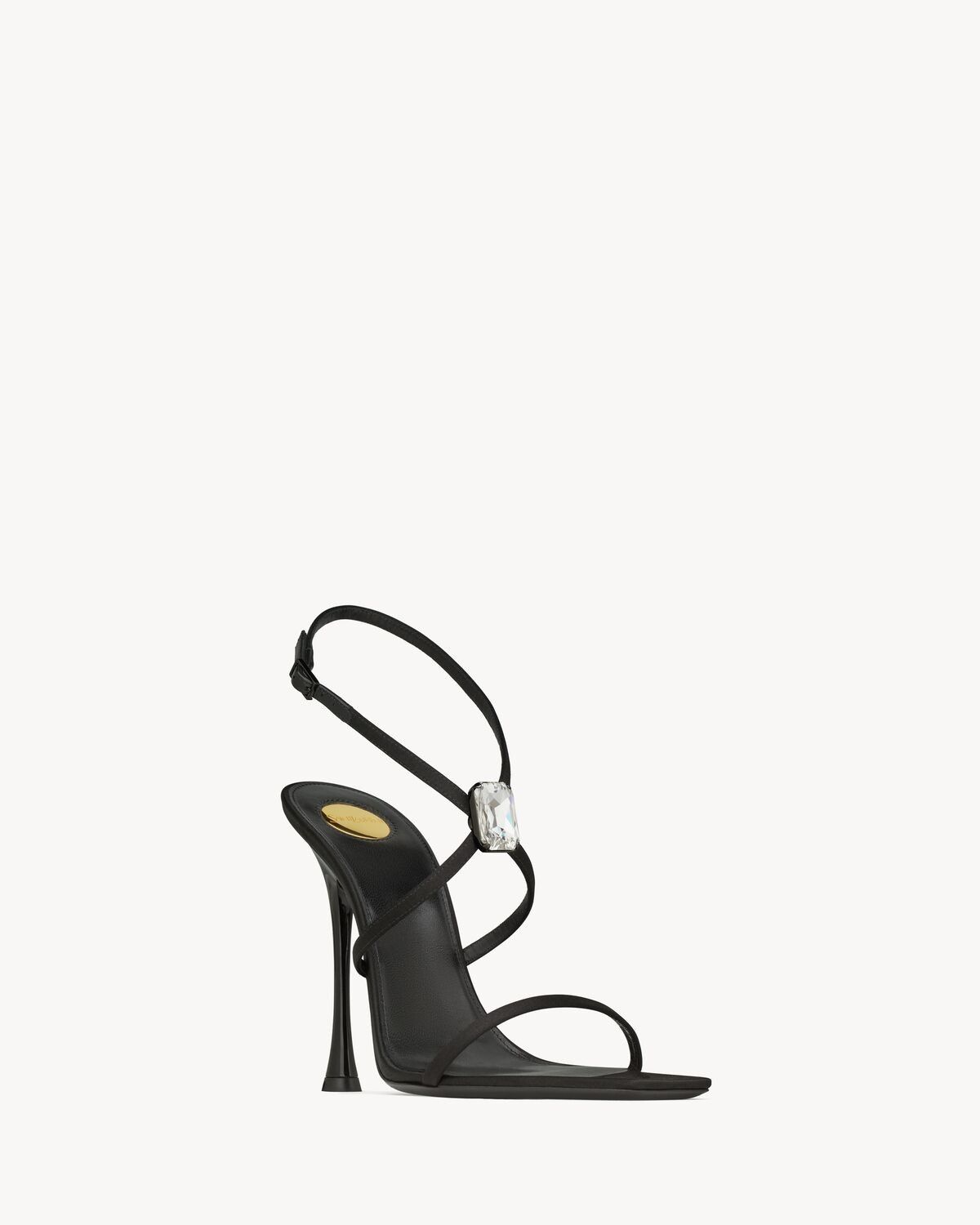 Saint Laurent Paris o1bcso1str0326 Harlow Sandals in Black Size US 10 / IT 40 - 2 Thumbnail