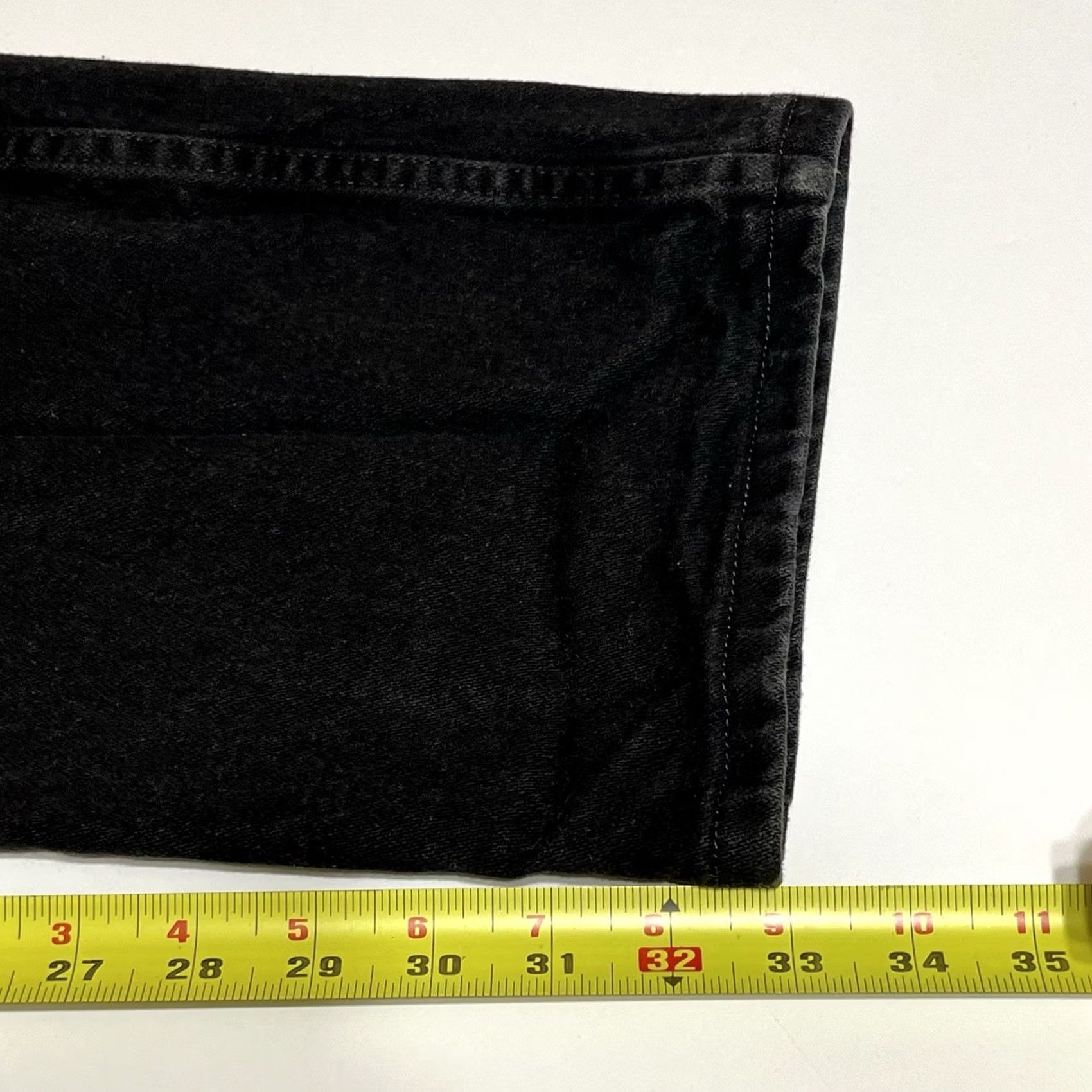 Wrangler VINTAGE Wrangler 13MWZ Black Denim Jeans Men’s 38x33 Straight 5-Pocket Zip Button Western Cowboy Cut USA Size US 38 / EU 54 - 6 Thumbnail