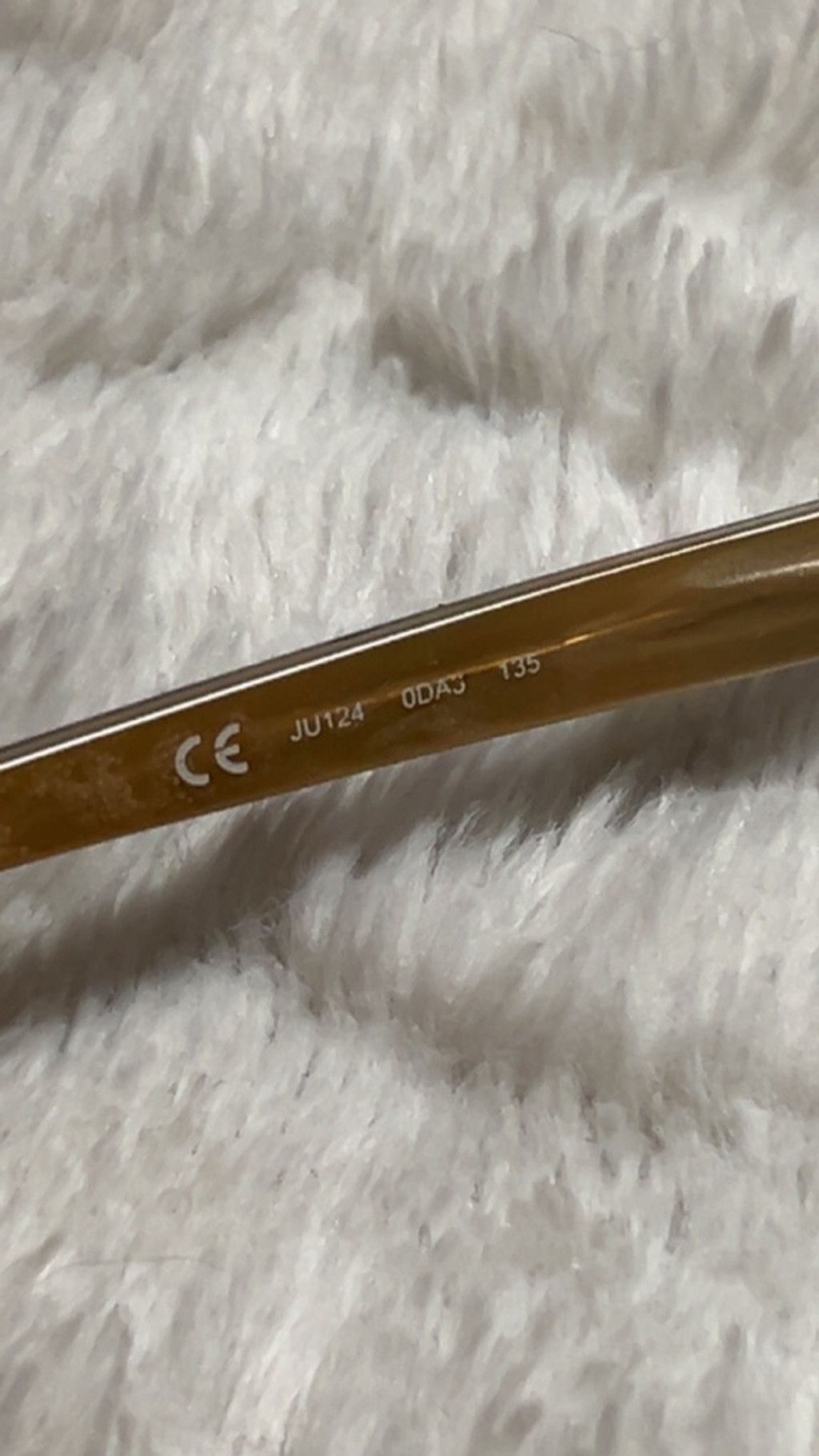 The Unbranded Brand Vintage Juicy Couture Brown Gold Glasses One Size Size ONE SIZE - 5 Thumbnail
