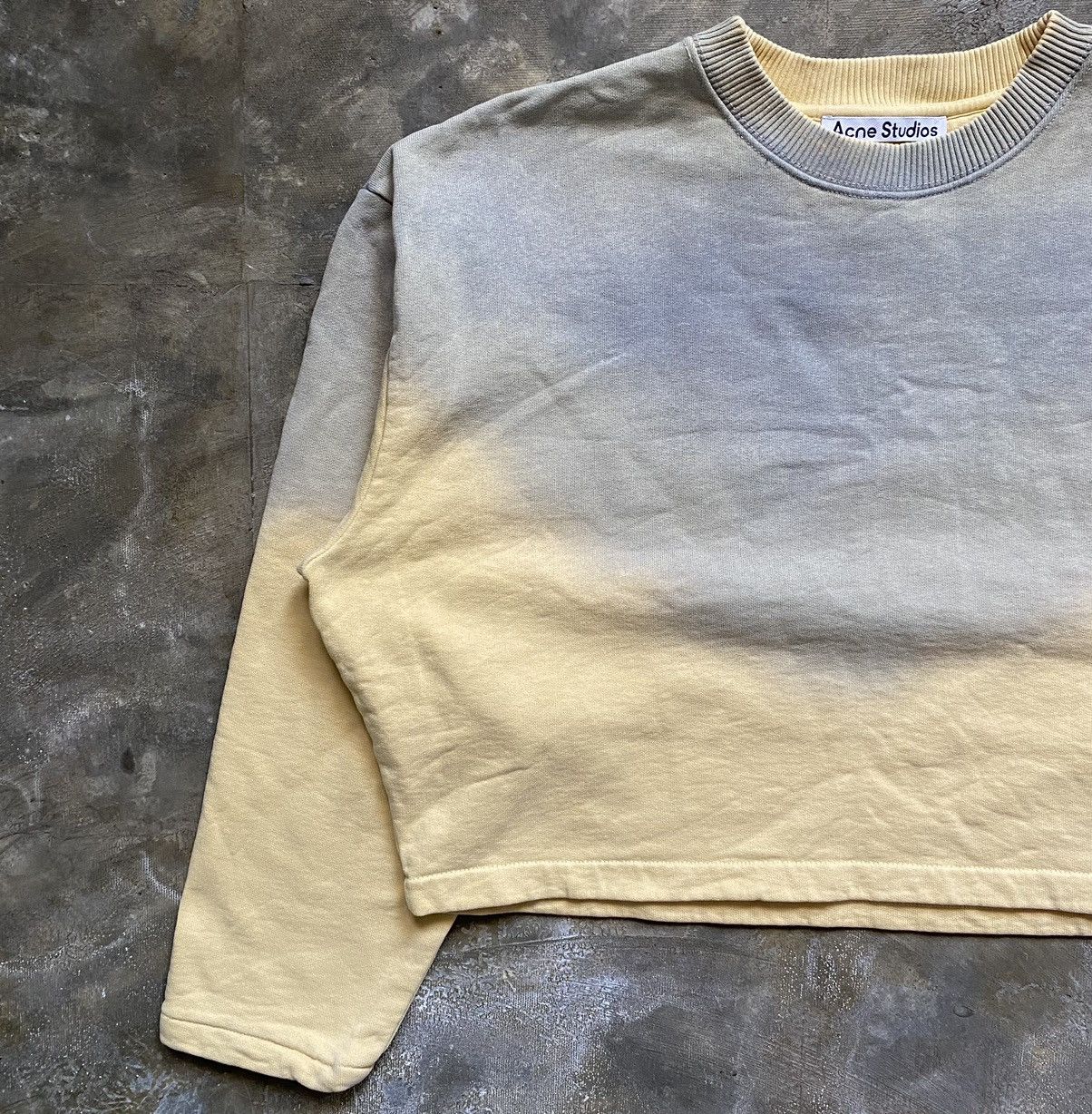 Acne Studios Acne Studios Ombre Cropped Sweater Size XS / US 0-2 / IT 36-38 - 2 Thumbnail