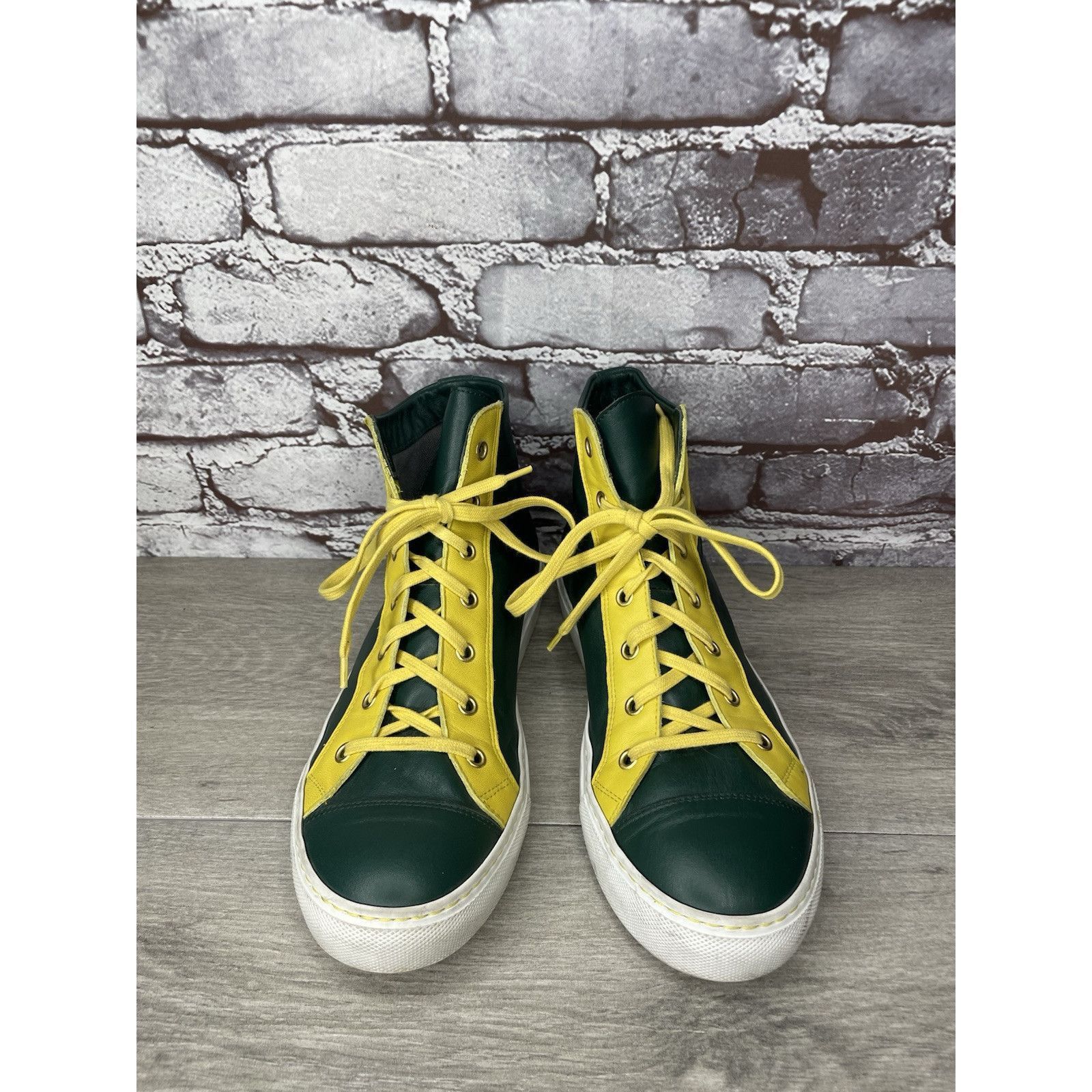 Renzo Cardoni RENZO DERBY Elijah John Yarra (PH) Aevolo Green Leather Yell Size US 10 / IT 40 - 13 Thumbnail
