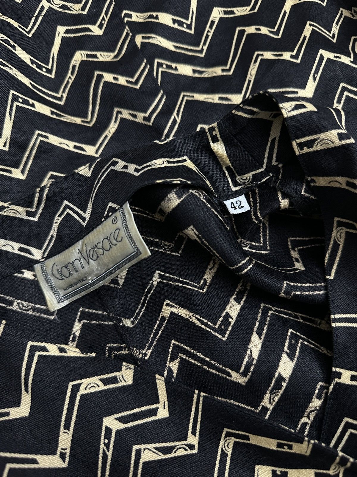 Versace Rrp 1270$ 🔥 Gianni Versace Vintage Sleeveless Dress Size M / US 6-8 / IT 42-44 - 12 Thumbnail