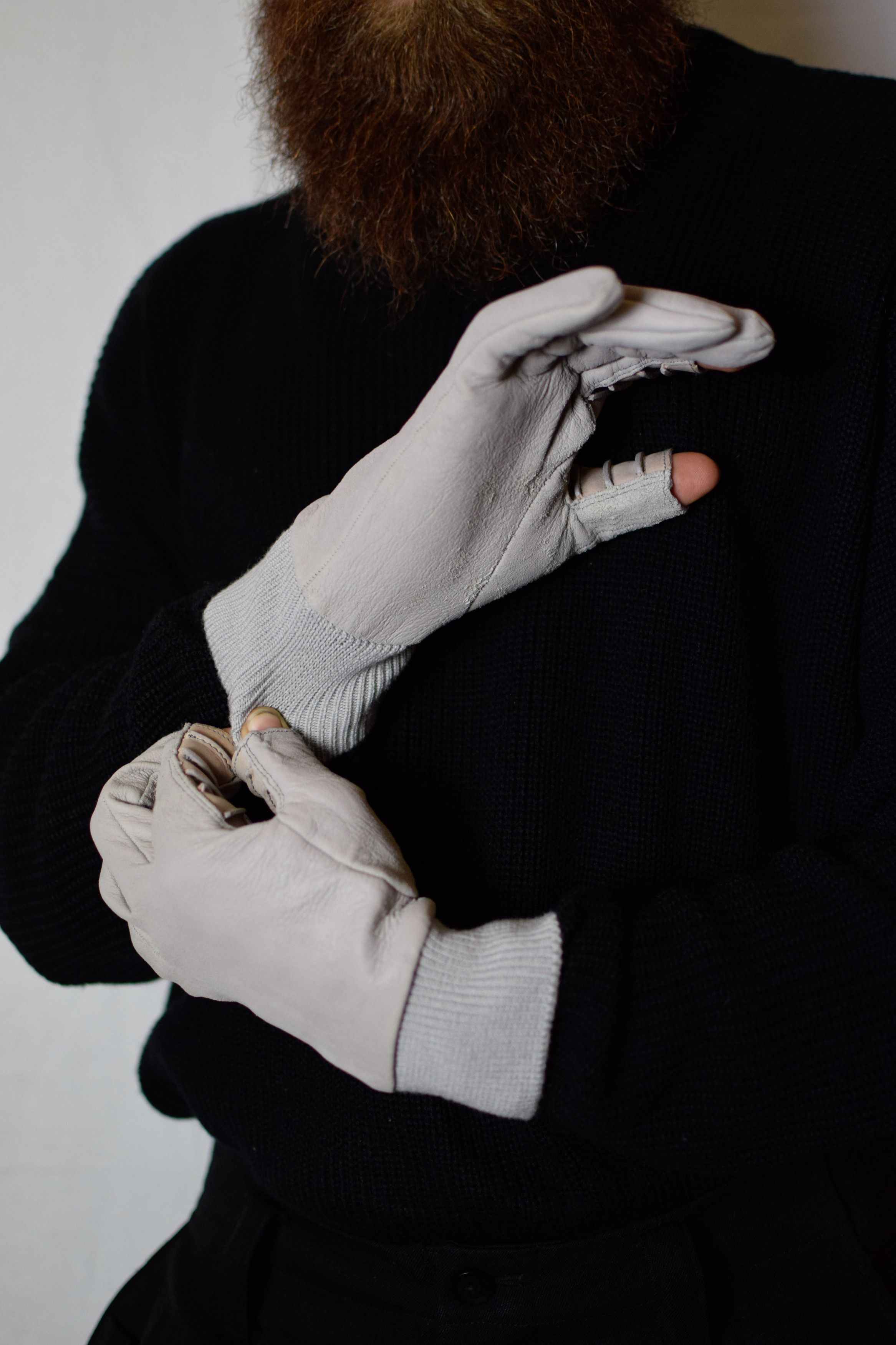 Rick Owens Rick Owens AW14 Ruhlmann Gloves - RR14F2475-COM7 Size ONE SIZE - 4 Thumbnail